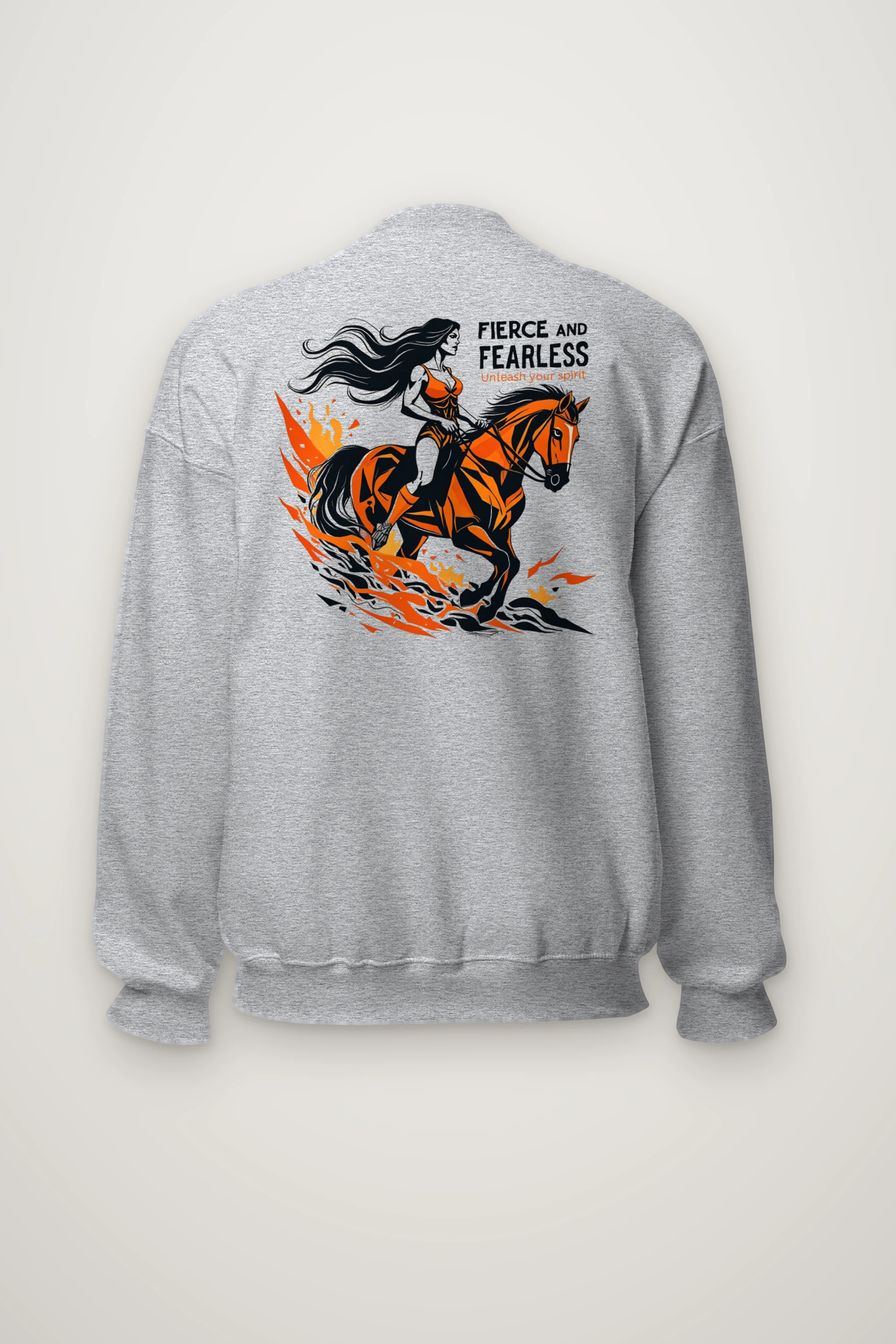 "Fierce And Fearless" Heavy Blend Unisex Crewneck Sweatshirt