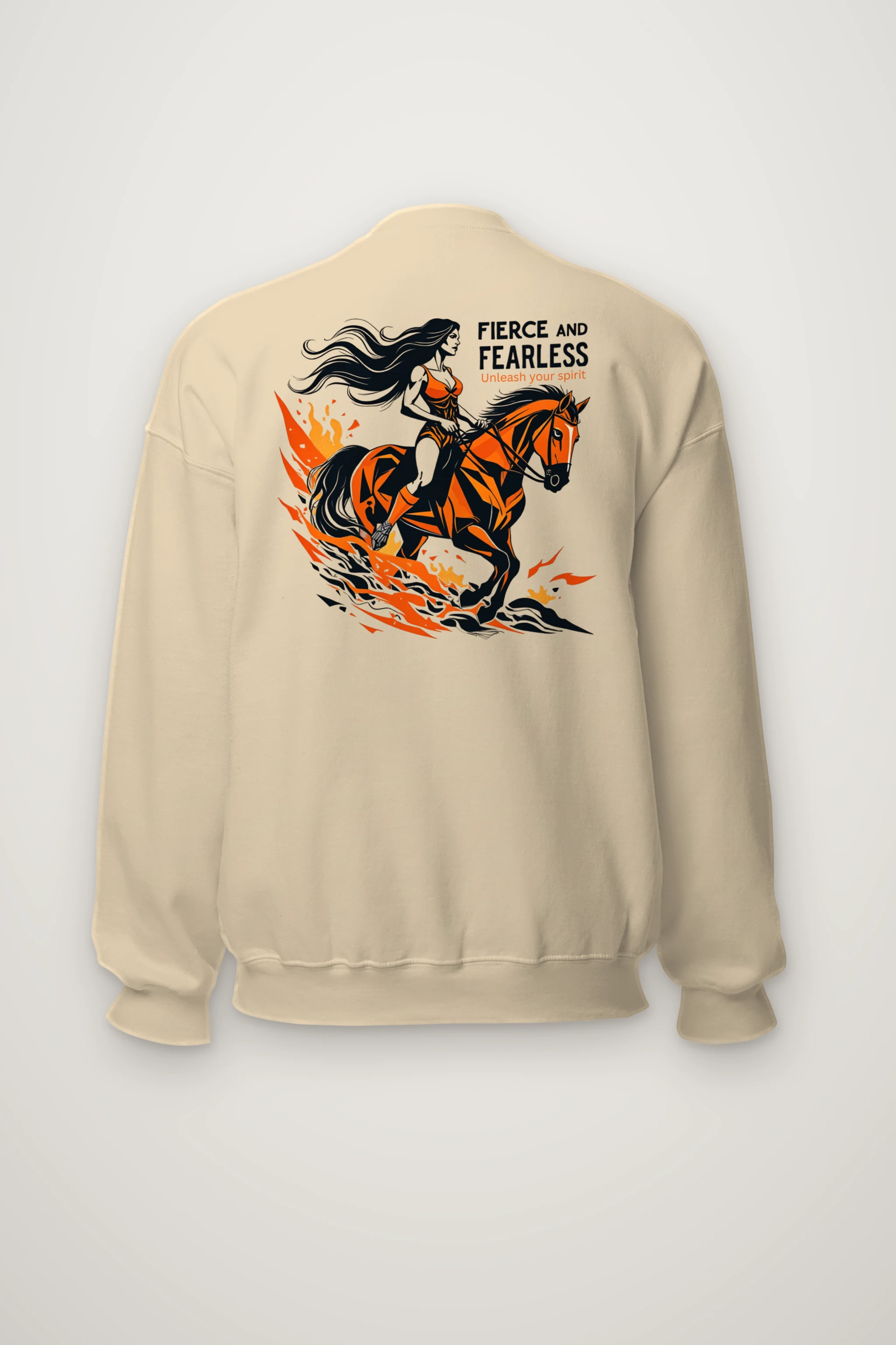 "Fierce And Fearless" Heavy Blend Unisex Crewneck Sweatshirt