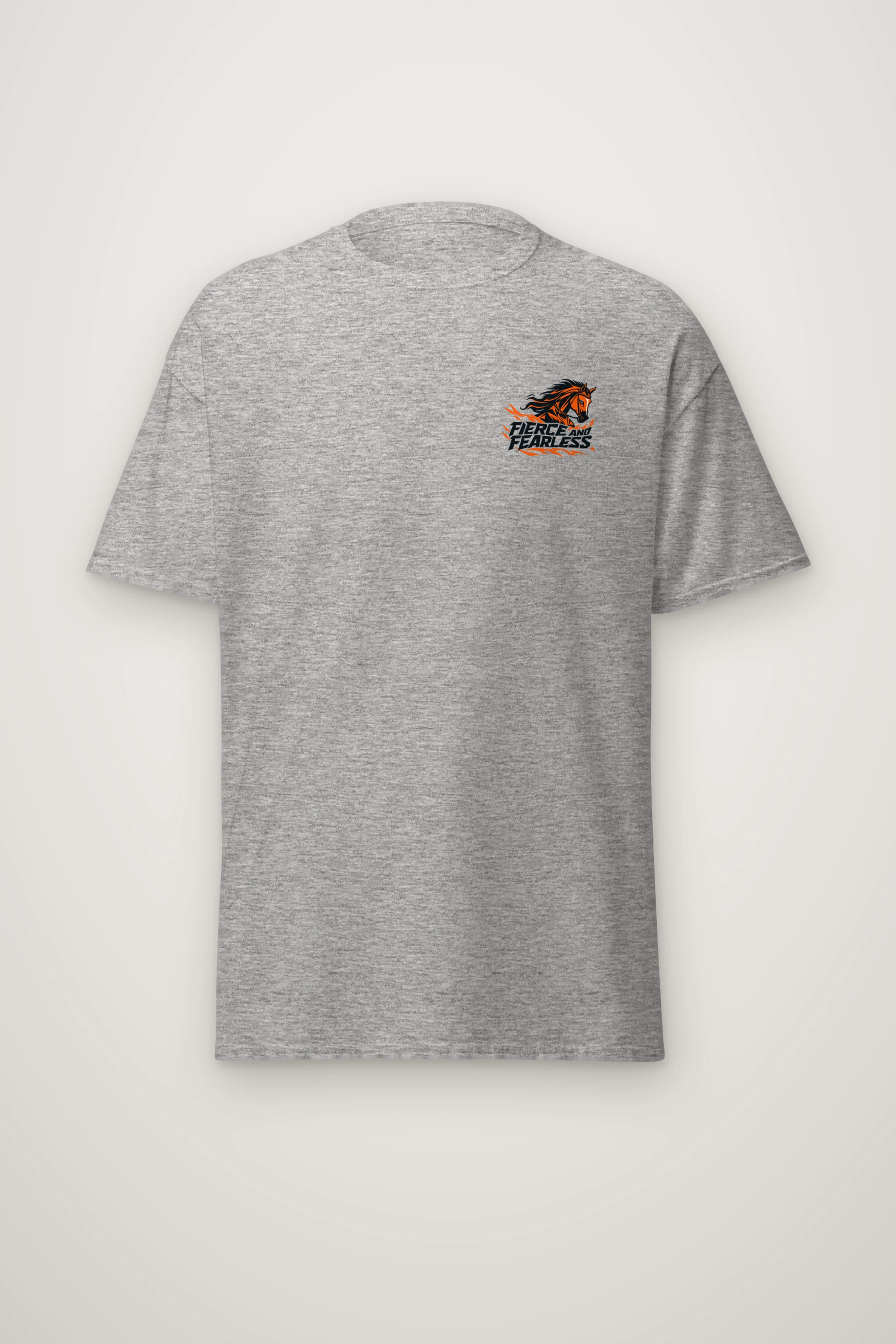"Fierce And Fearless" Heavyweight Unisex Crewneck T-shirt