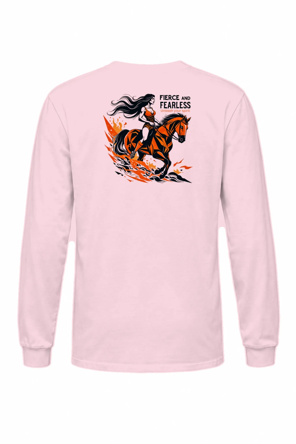 "Fierce And Fearless" Unisex Longsleeve T-shirt | Gildan 2400