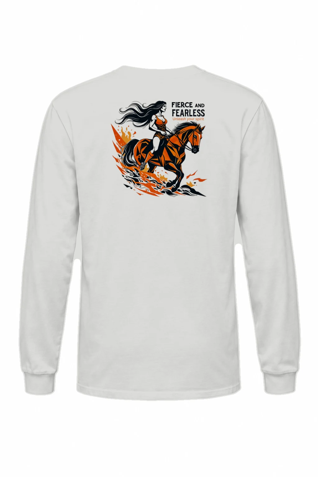 "Fierce And Fearless" Unisex Longsleeve T-shirt | Gildan 2400