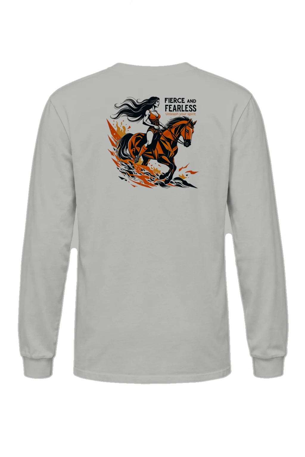 "Fierce And Fearless" Unisex Longsleeve T-shirt | Gildan 2400