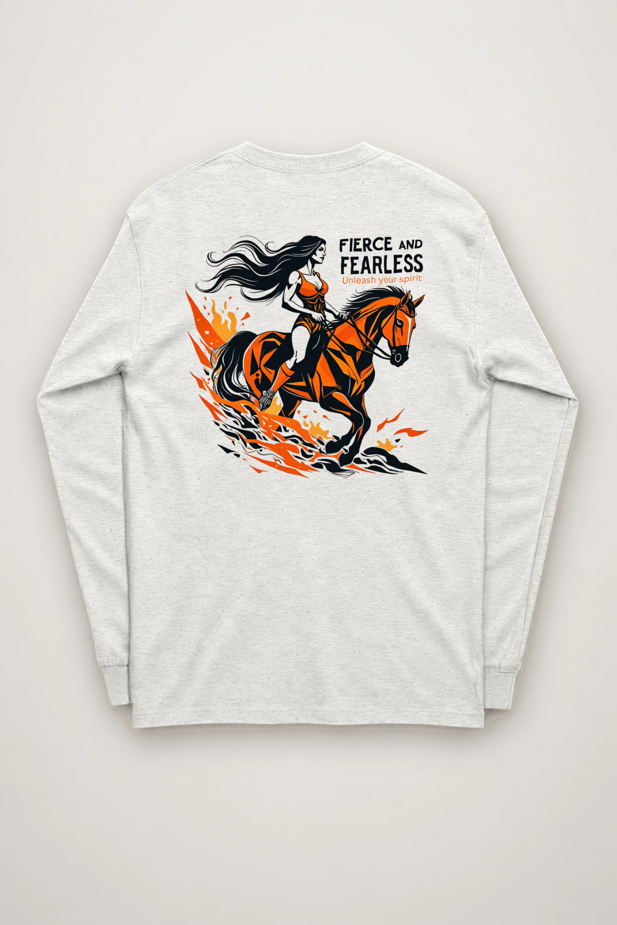 "Fierce And Fearless" Unisex Longsleeve T-shirt