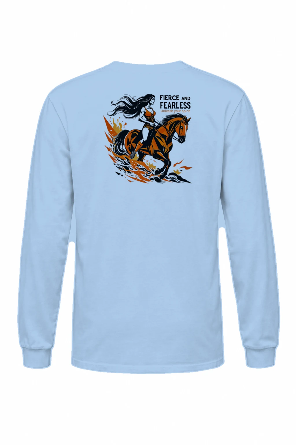 "Fierce And Fearless" Unisex Longsleeve T-shirt | Gildan 2400