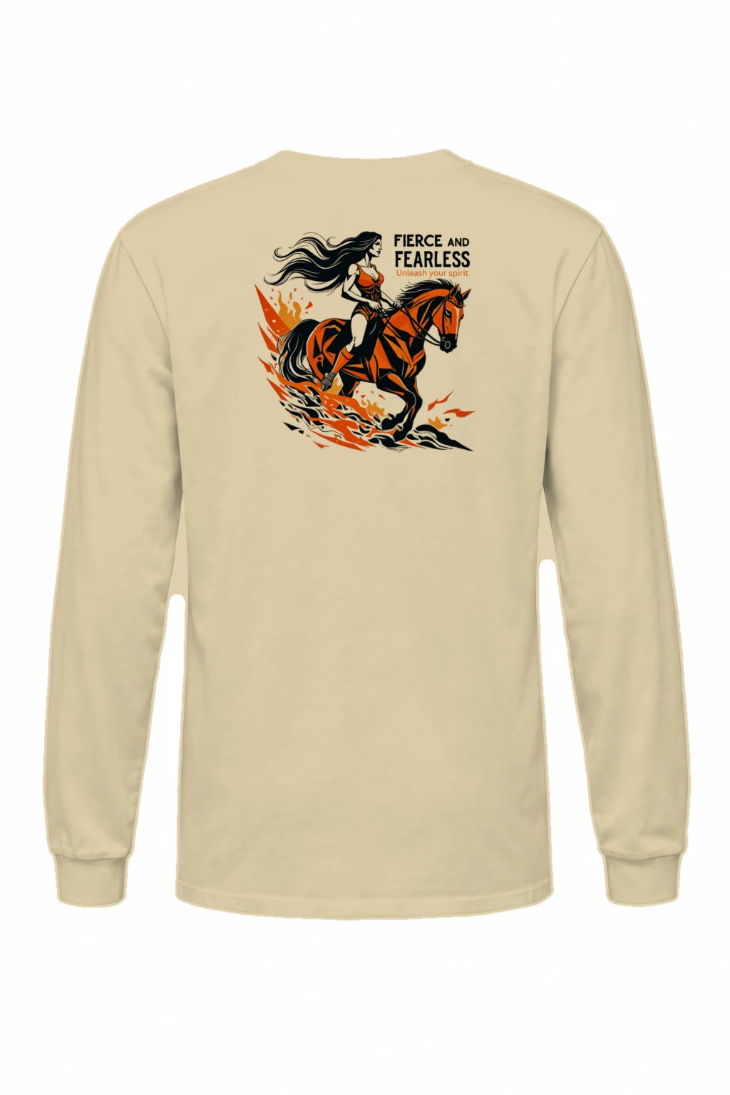"Fierce And Fearless" Unisex Longsleeve T-shirt | Gildan 2400