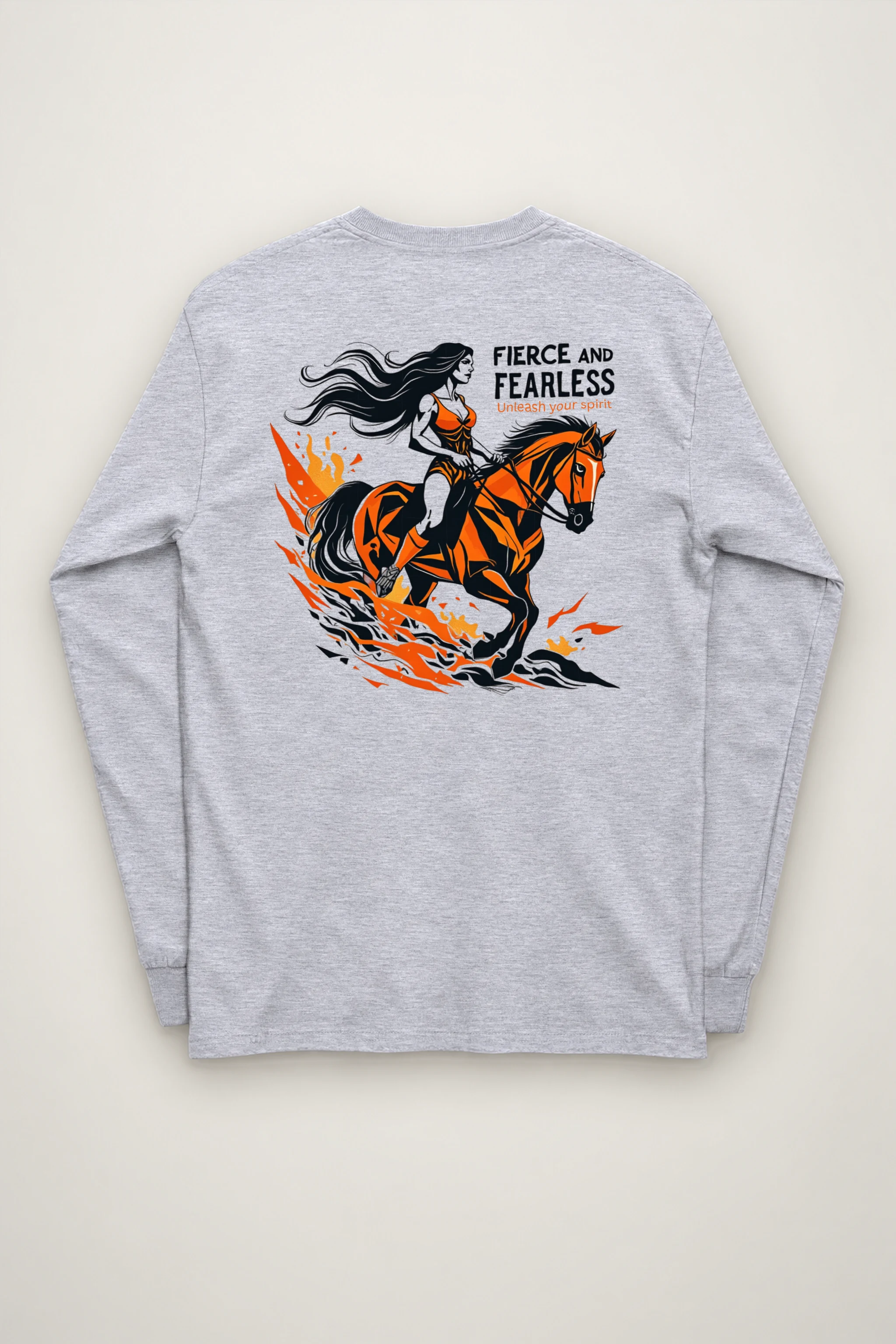"Fierce And Fearless" Unisex Longsleeve T-shirt
