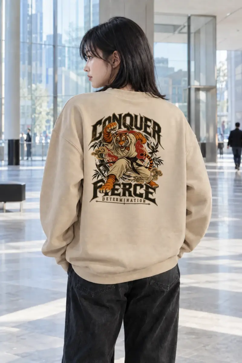 "Fierce Determination" Heavy Blend Unisex Crewneck Sweatshirt | Gildan 18000