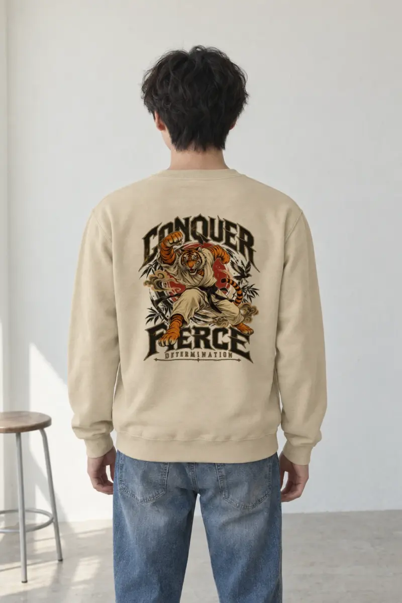 "Fierce Determination" Heavy Blend Unisex Crewneck Sweatshirt | Gildan 18000