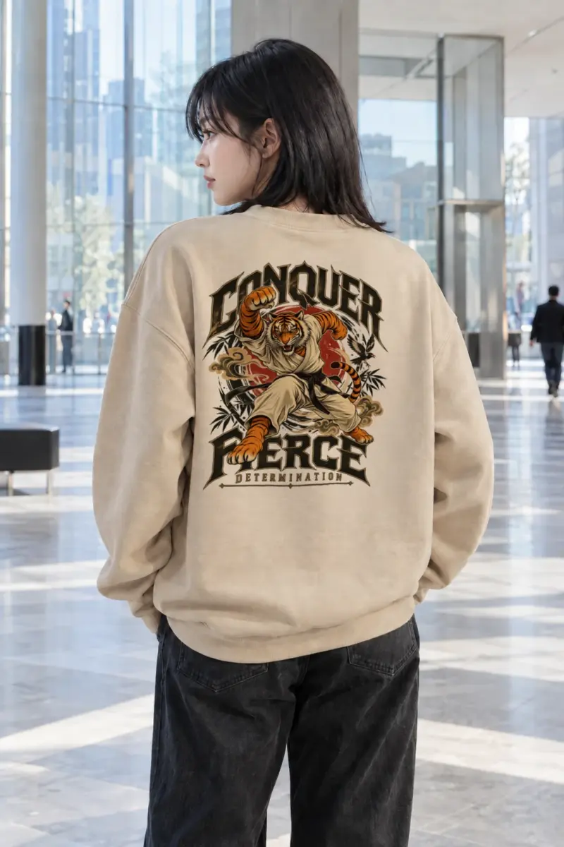 "Fierce Determination" Heavy Blend Unisex Crewneck Sweatshirt | Gildan 18000
