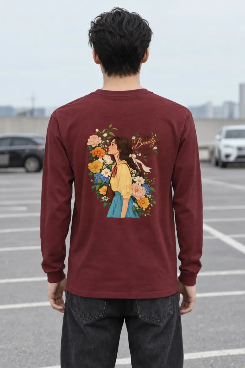 "Find Beauty Every Season" Unisex Longsleeve T-shirt
