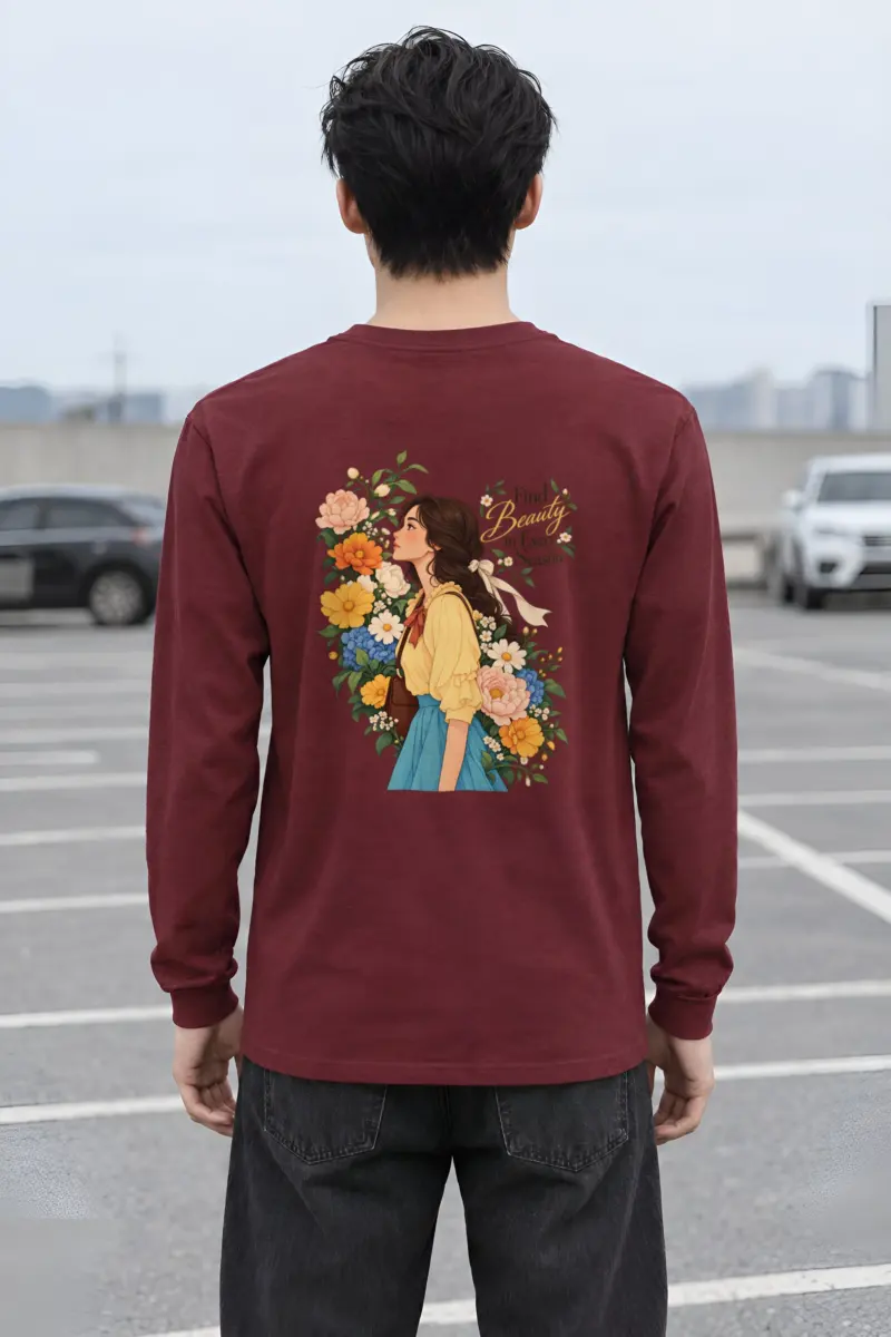 "Find Beauty Every Season" Unisex Longsleeve T-shirt