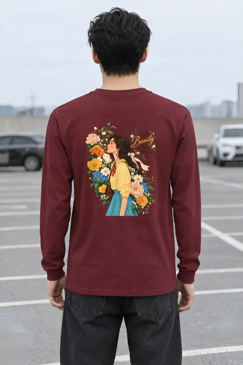 "Find Beauty Every Season" Unisex Longsleeve T-shirt