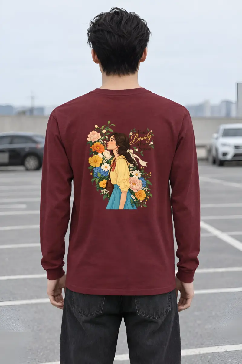 "Find Beauty Every Season" Unisex Longsleeve T-shirt