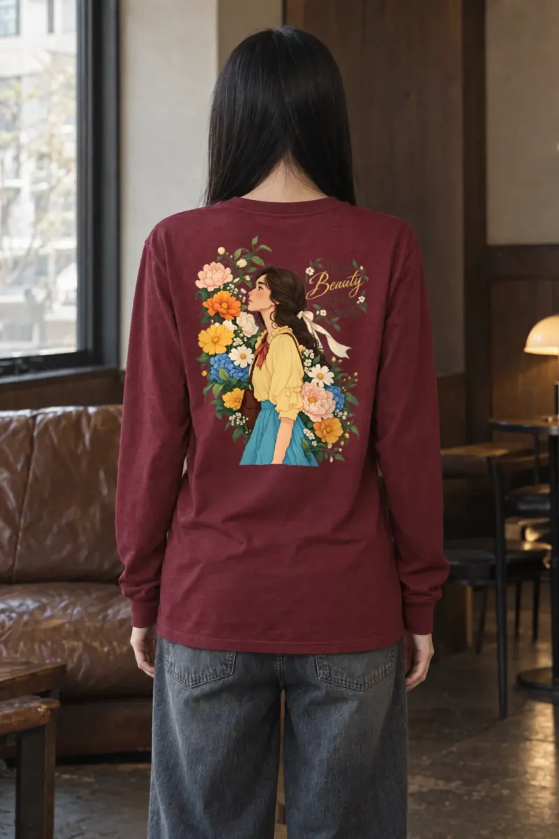 "Find Beauty Every Season" Unisex Longsleeve T-shirt | Gildan 2400