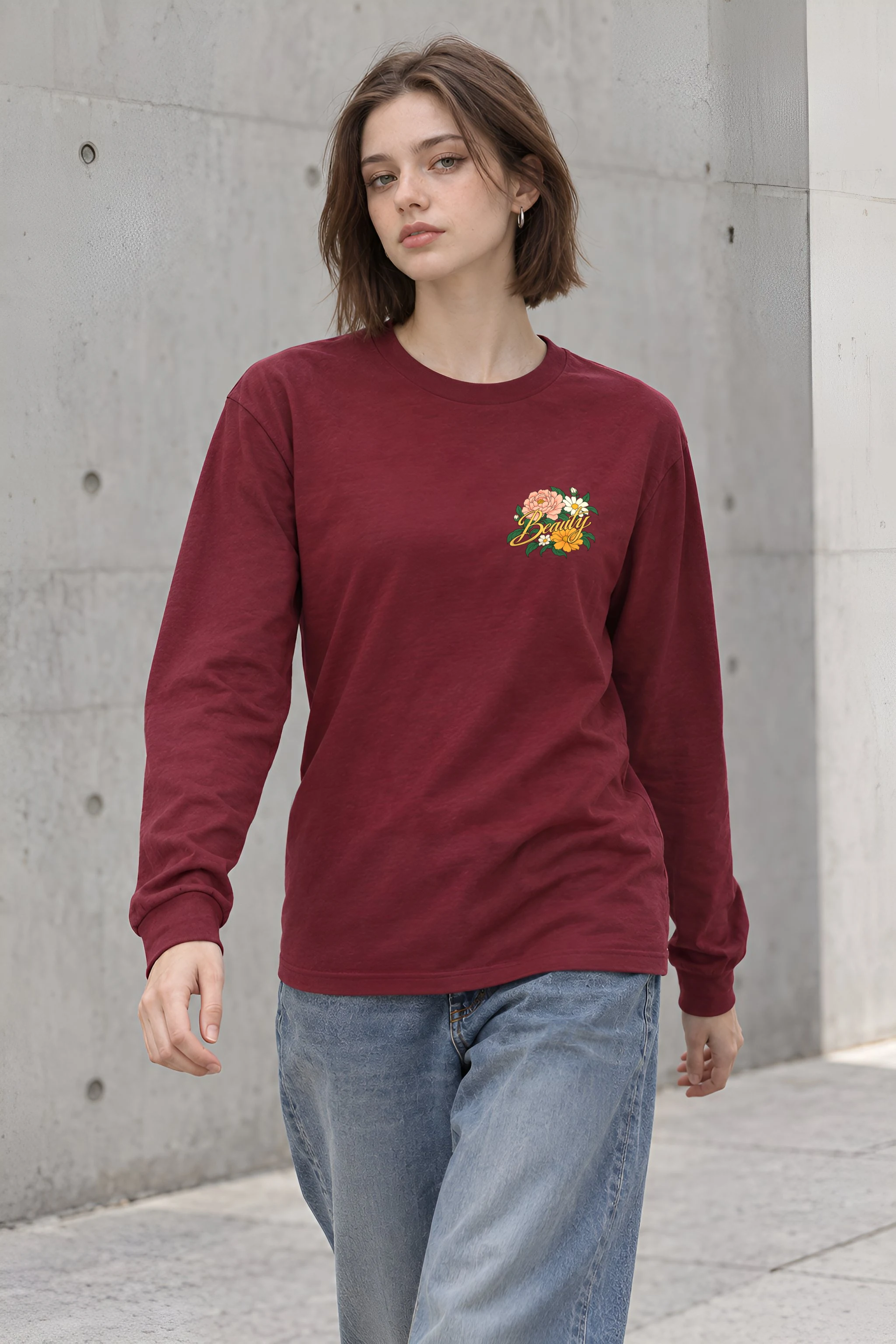 "Find Beauty Every Season" Unisex Longsleeve T-shirt