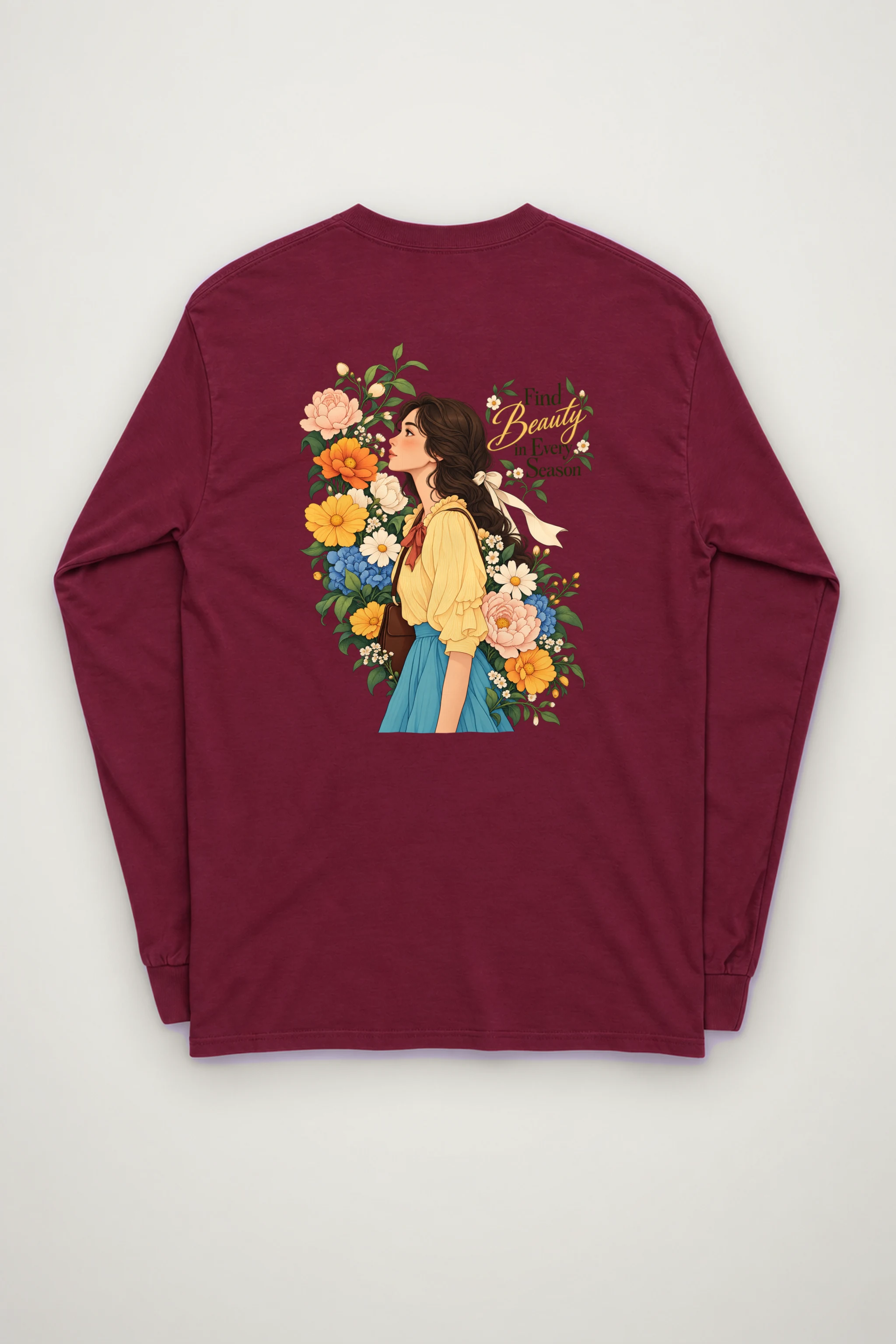 "Find Beauty Every Season" Unisex Longsleeve T-shirt