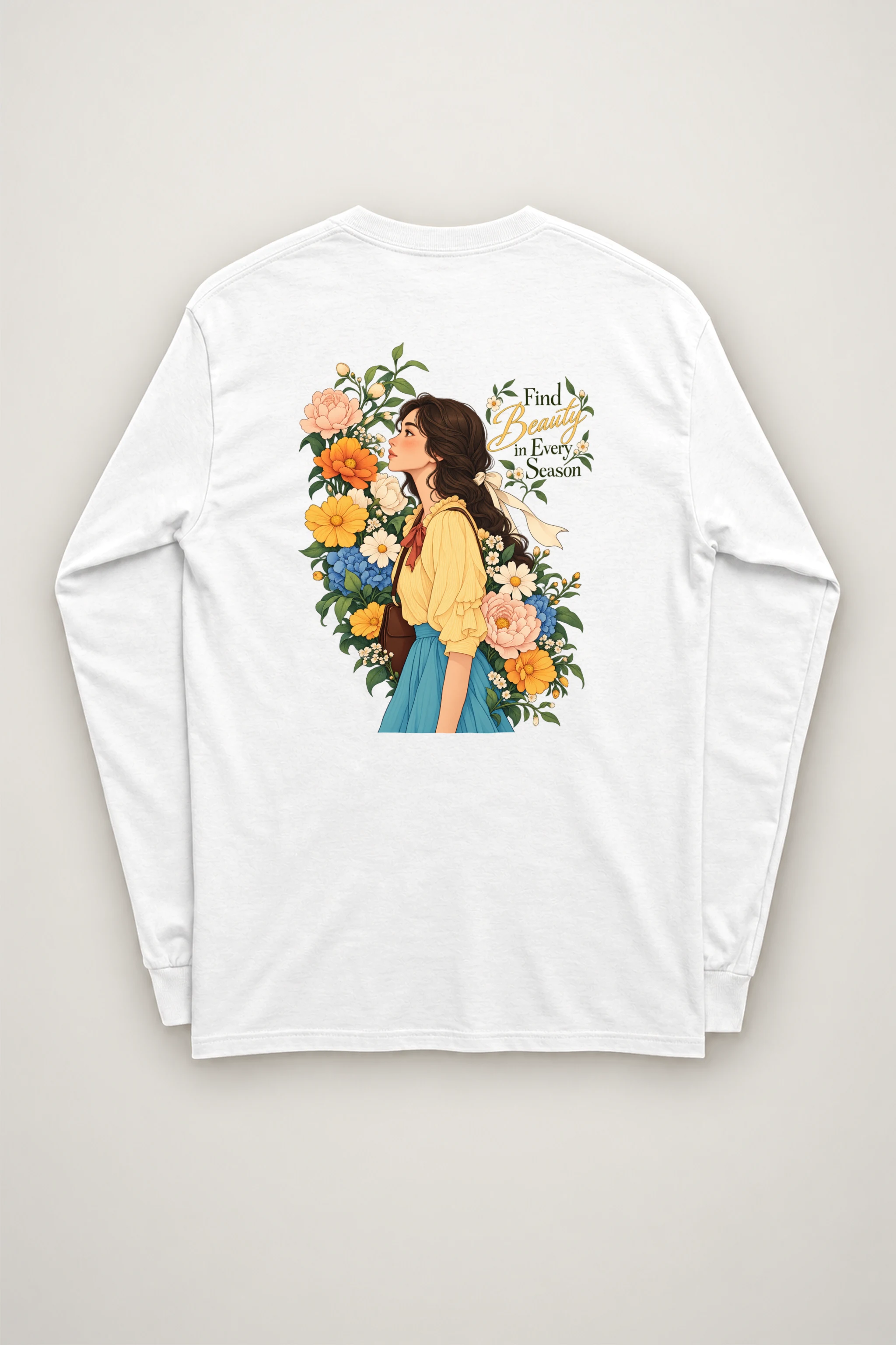 "Find Beauty Every Season" Unisex Longsleeve T-shirt