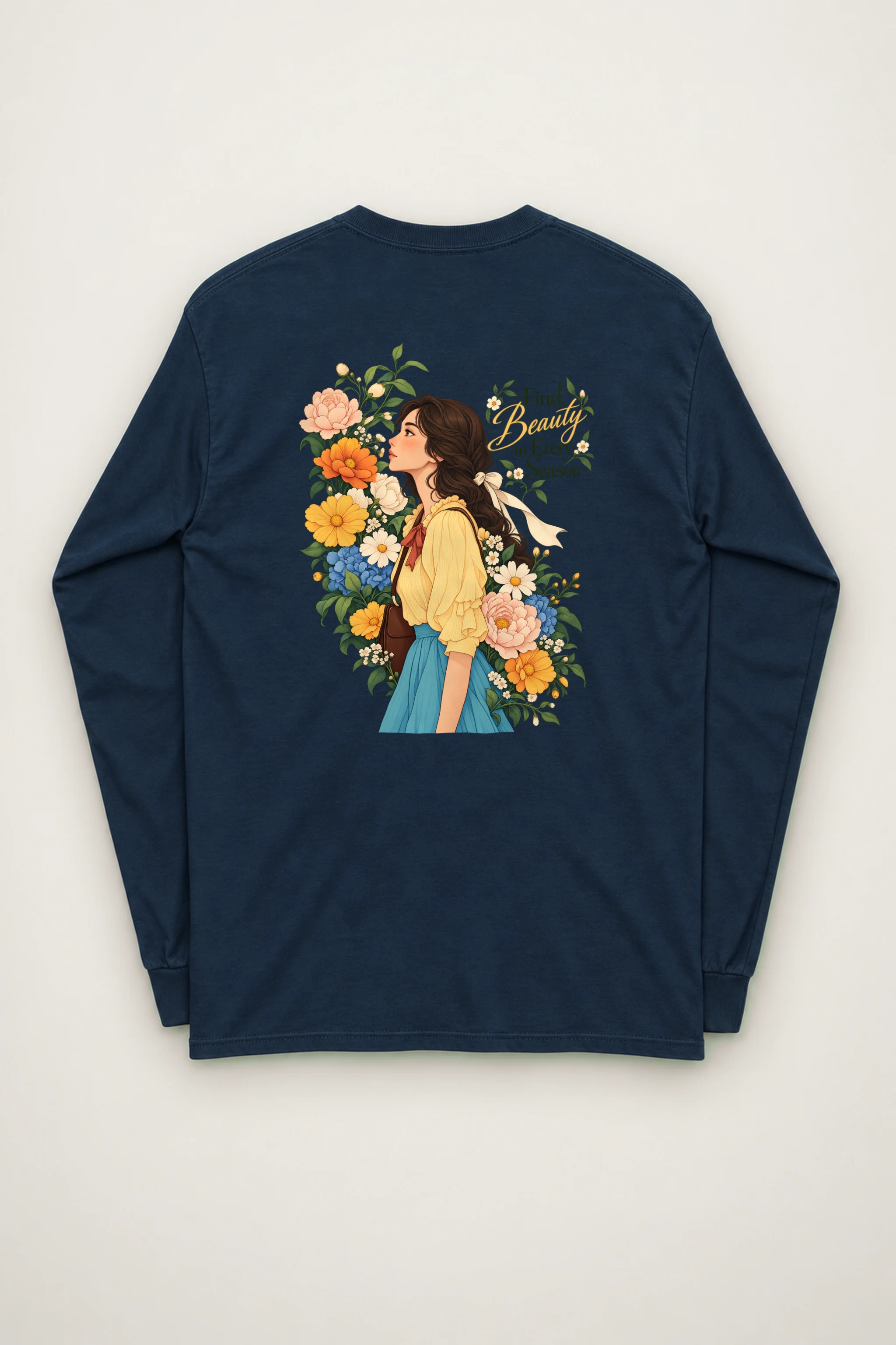 "Find Beauty Every Season" Unisex Longsleeve T-shirt