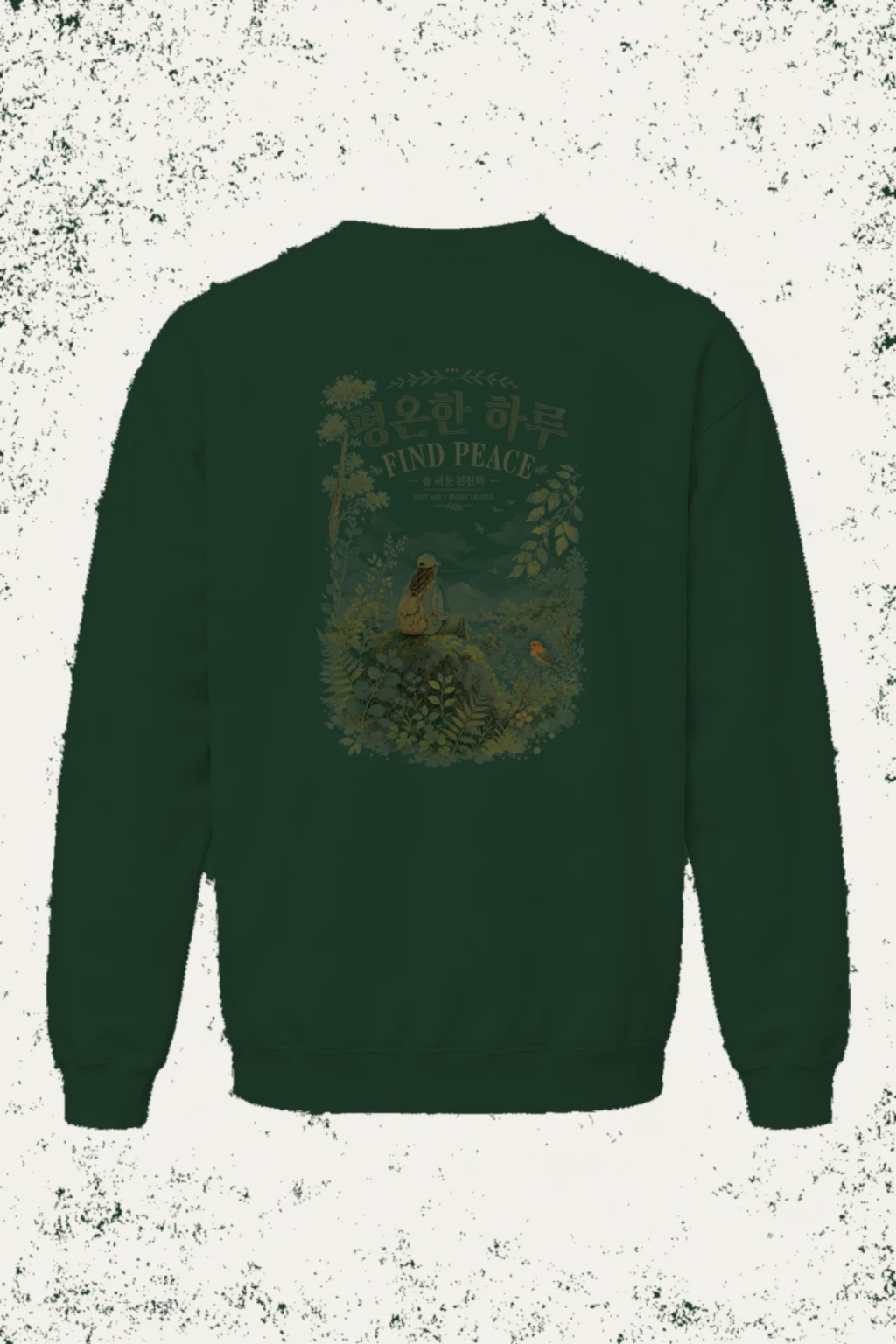 "Find Peace" Heavy Blend Unisex Crewneck Sweatshirt | Gildan 18000