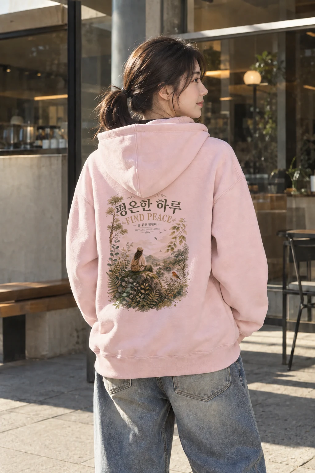 "Find Peace" Heavy Blend Unisex Pullover Hoodie | Gildan 18500