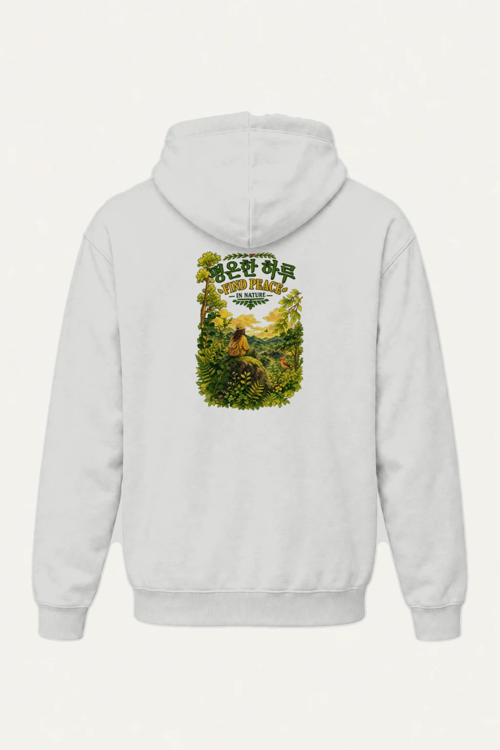 "Find Peace In Nature" Heavy Blend Unisex Pullover Hoodie | Gildan 18500