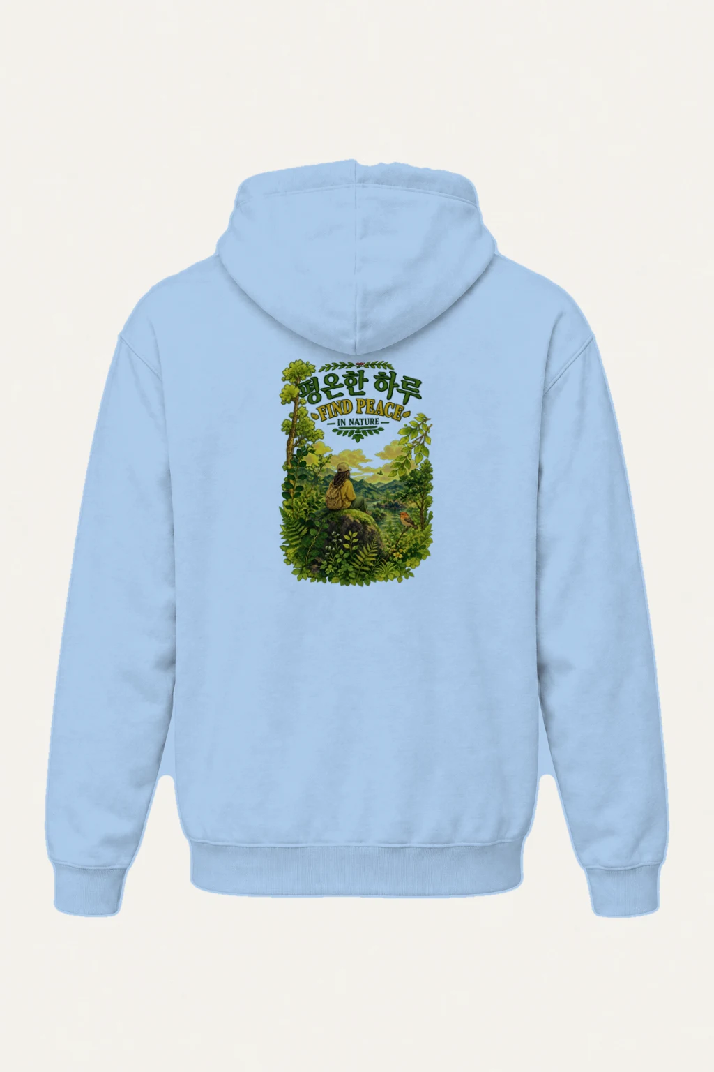 "Find Peace In Nature" Heavy Blend Unisex Pullover Hoodie | Gildan 18500