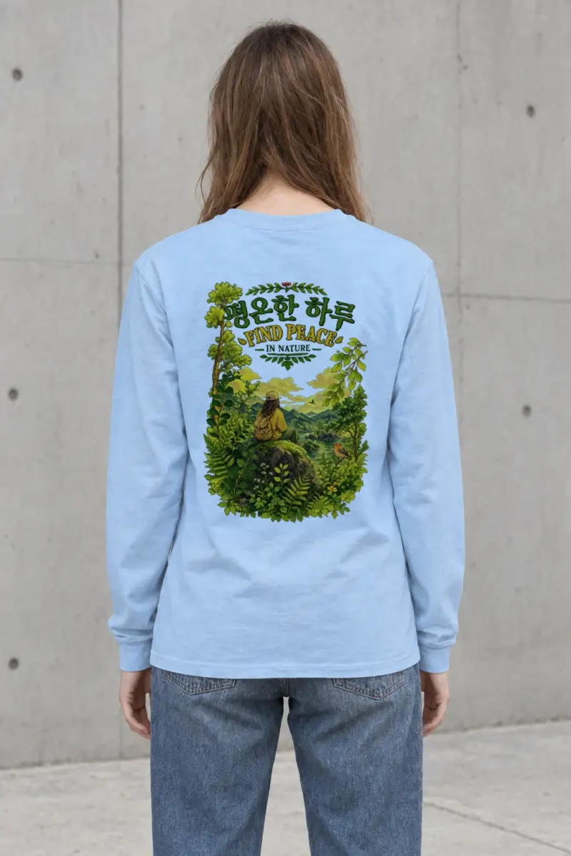"Find Peace In Nature" Unisex Longsleeve T-shirt