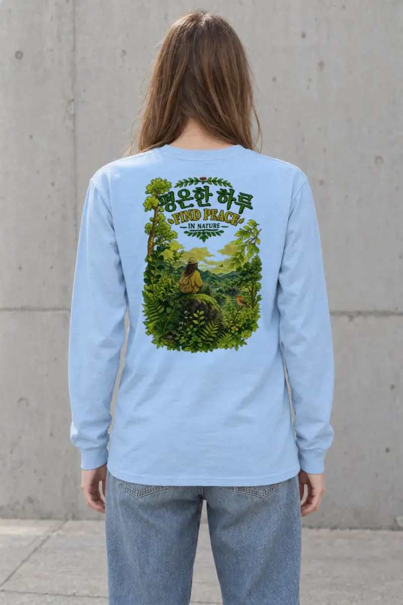 "Find Peace In Nature" Unisex Longsleeve T-shirt