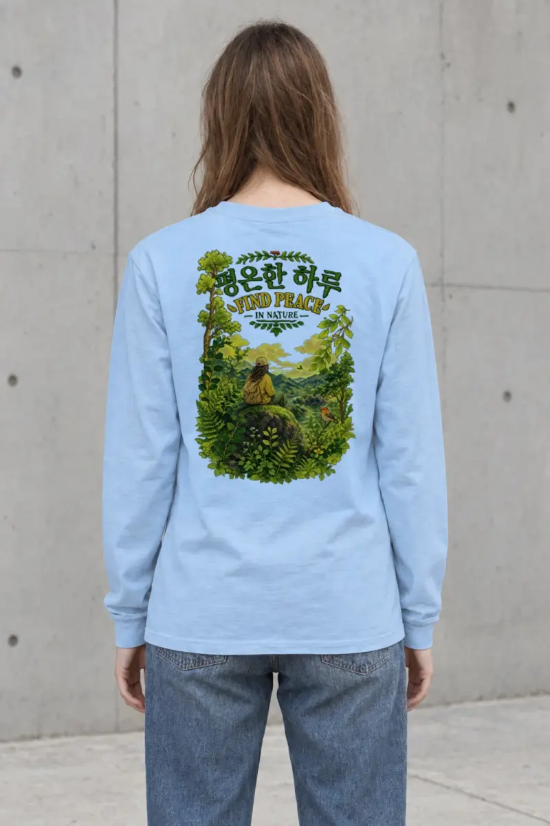 "Find Peace In Nature" Unisex Longsleeve T-shirt
