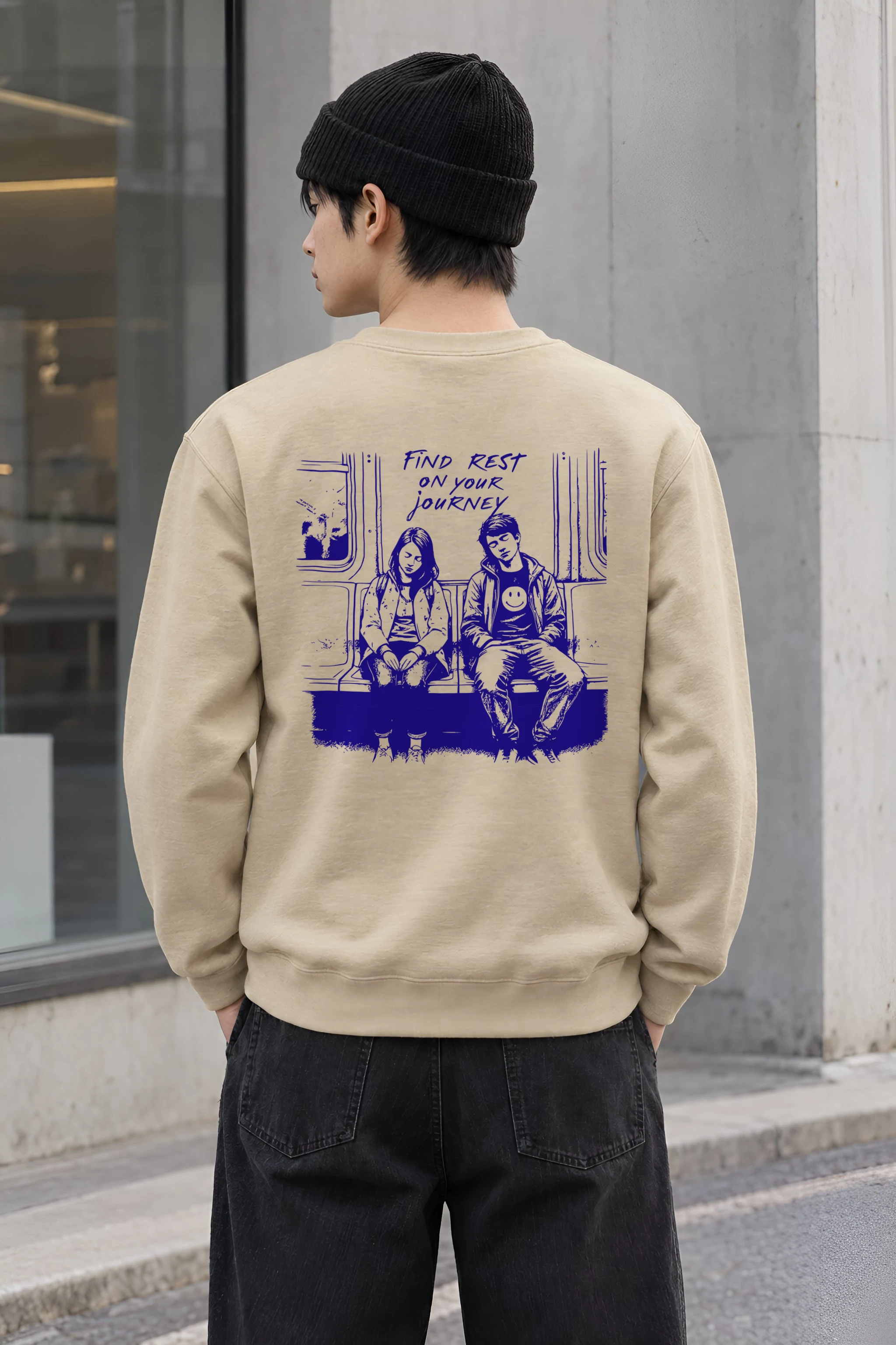 "Find Rest" Heavy Blend Unisex Crewneck Sweatshirt