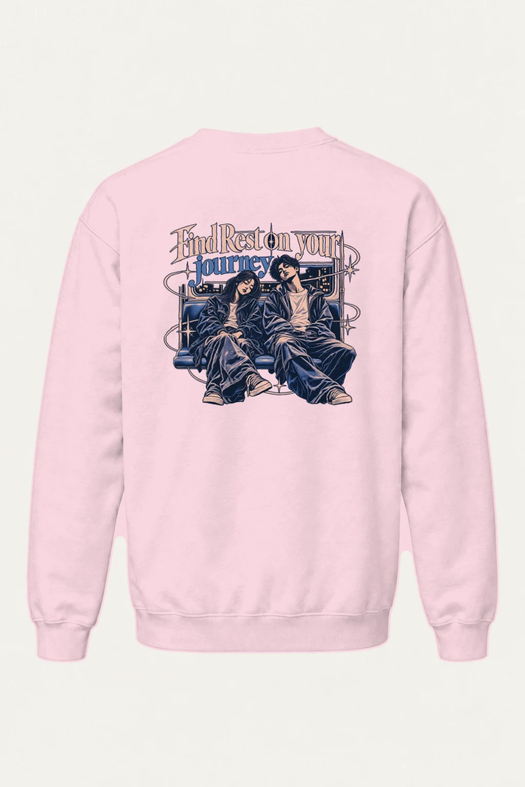"Find Rest" Heavy Blend Unisex Crewneck Sweatshirt | Gildan 18000