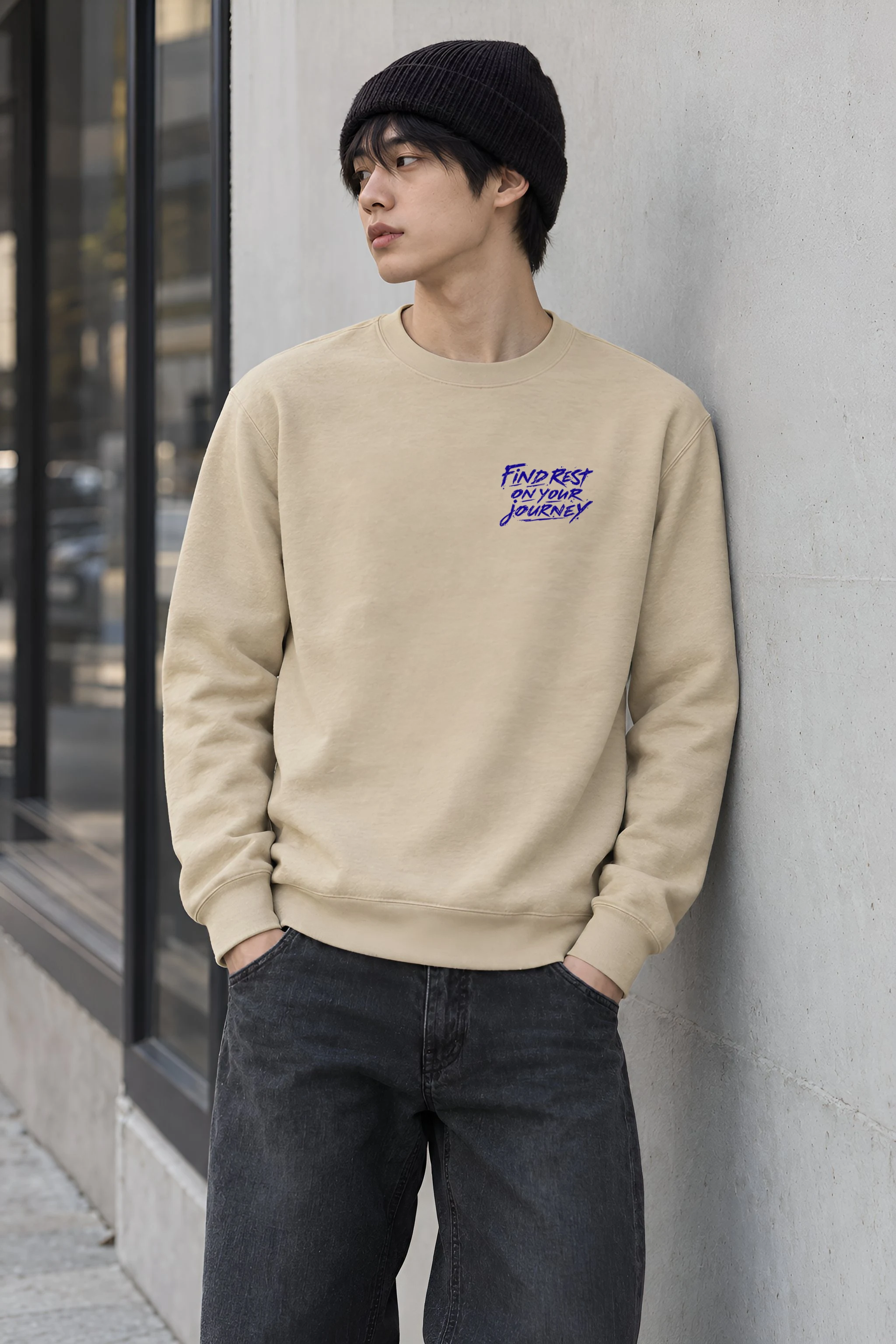 "Find Rest" Heavy Blend Unisex Crewneck Sweatshirt