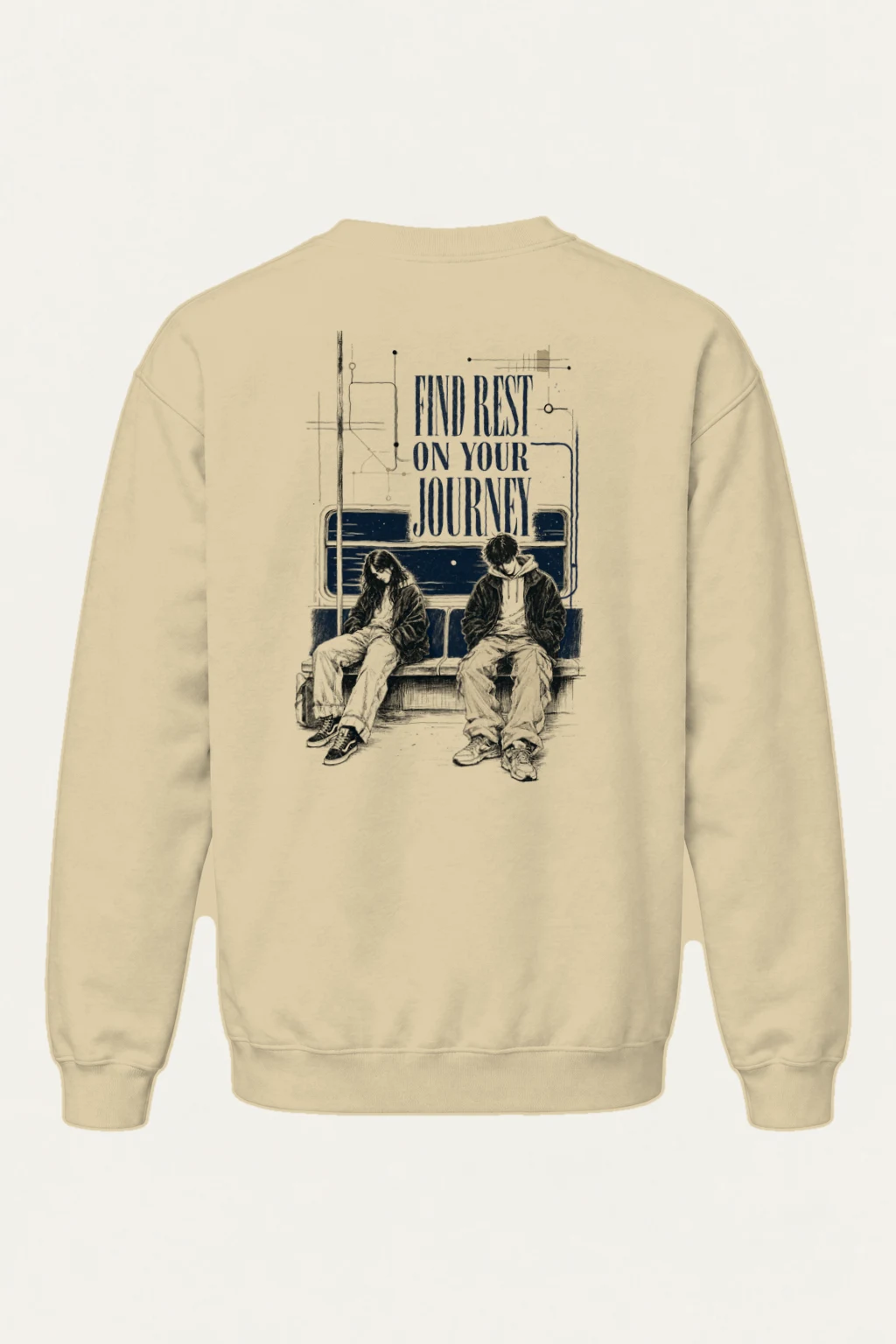 "Find Rest" Heavy Blend Unisex Crewneck Sweatshirt | Gildan 18000
