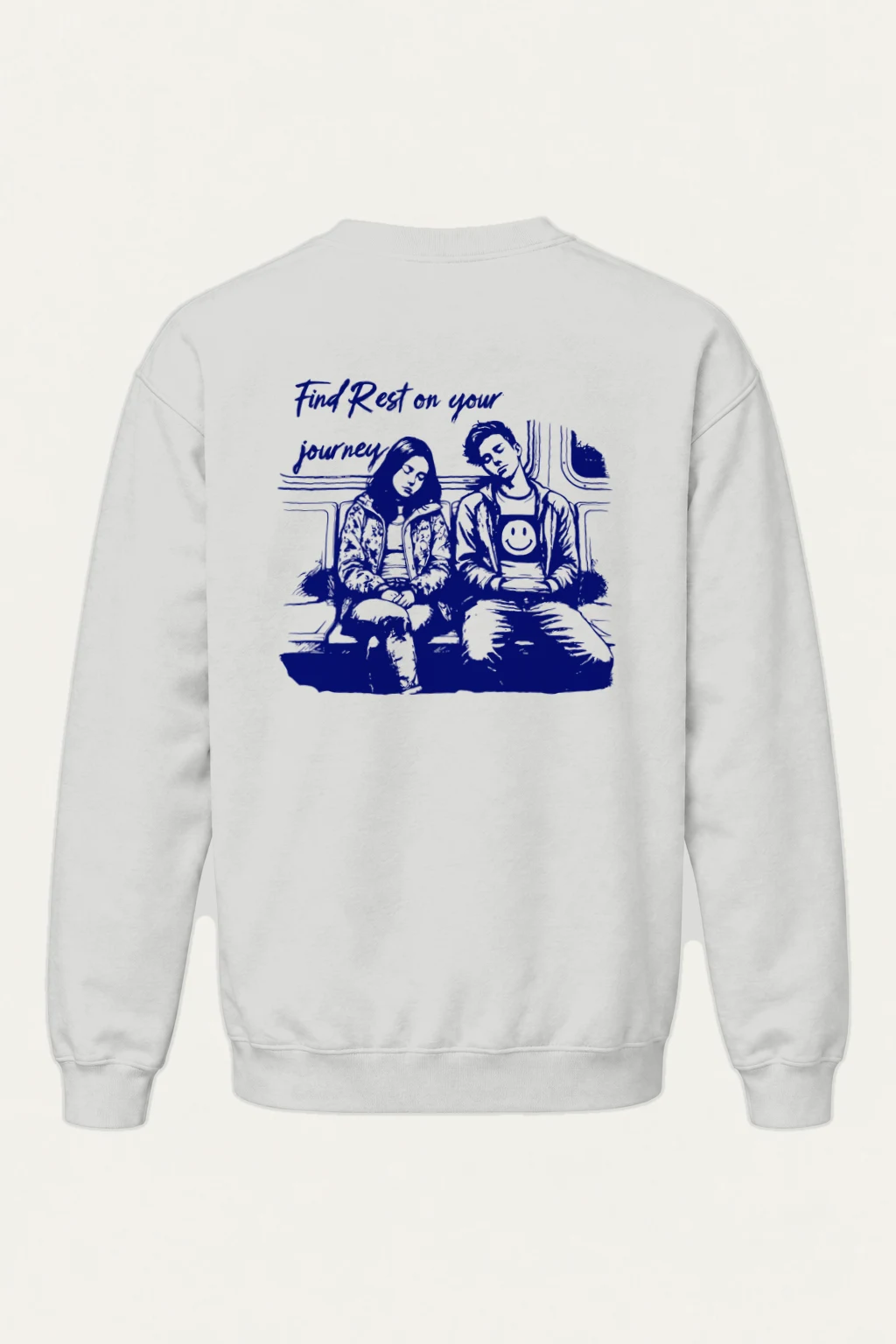 "Find Rest" Heavy Blend Unisex Crewneck Sweatshirt | Gildan 18000