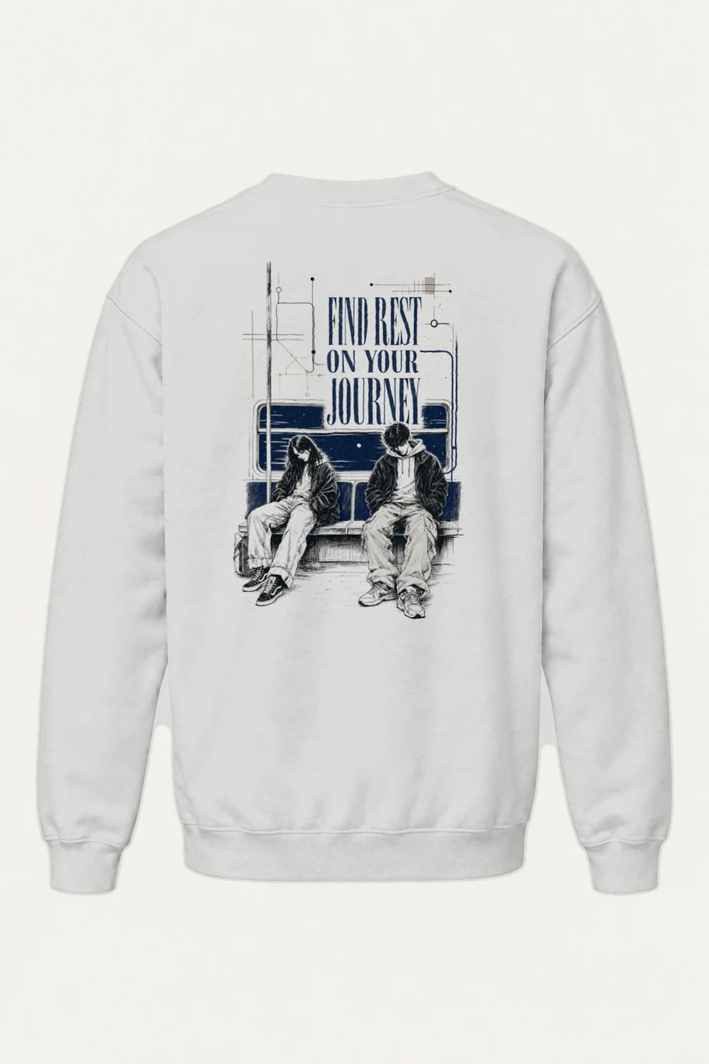 "Find Rest" Heavy Blend Unisex Crewneck Sweatshirt | Gildan 18000
