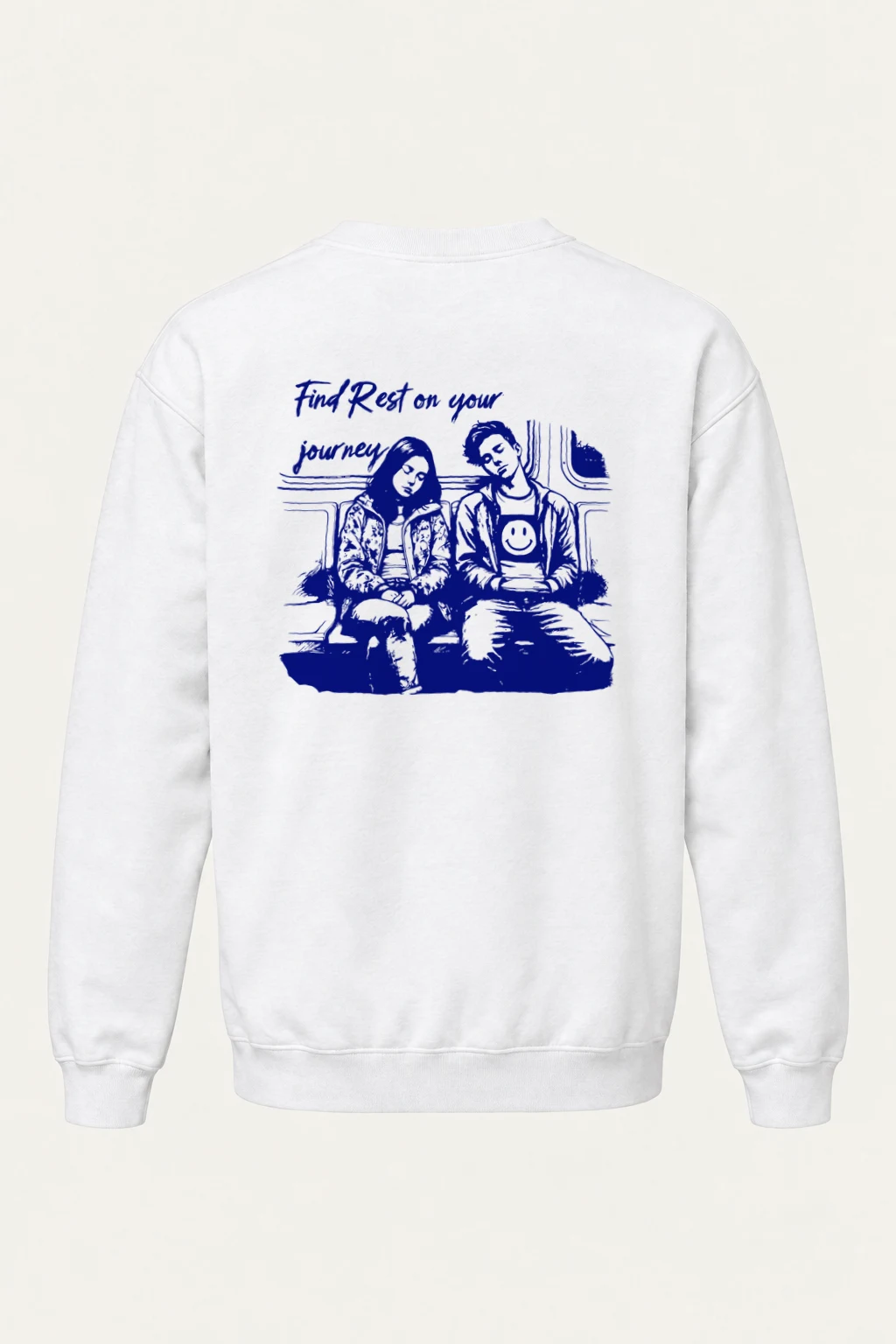 "Find Rest" Heavy Blend Unisex Crewneck Sweatshirt | Gildan 18000
