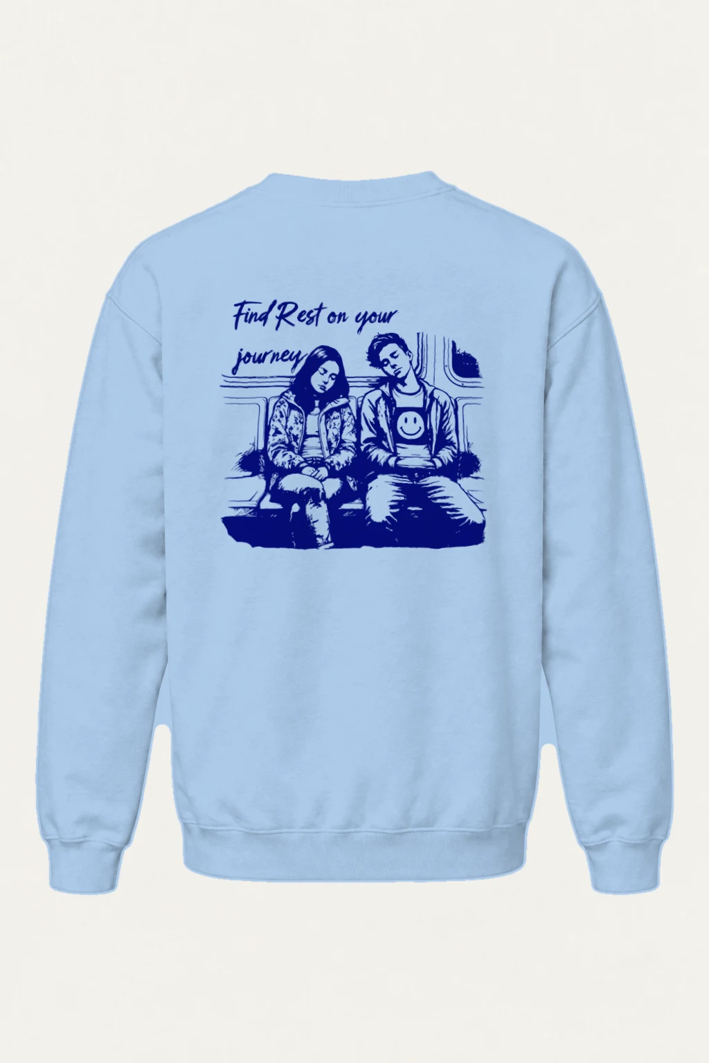 "Find Rest" Heavy Blend Unisex Crewneck Sweatshirt | Gildan 18000