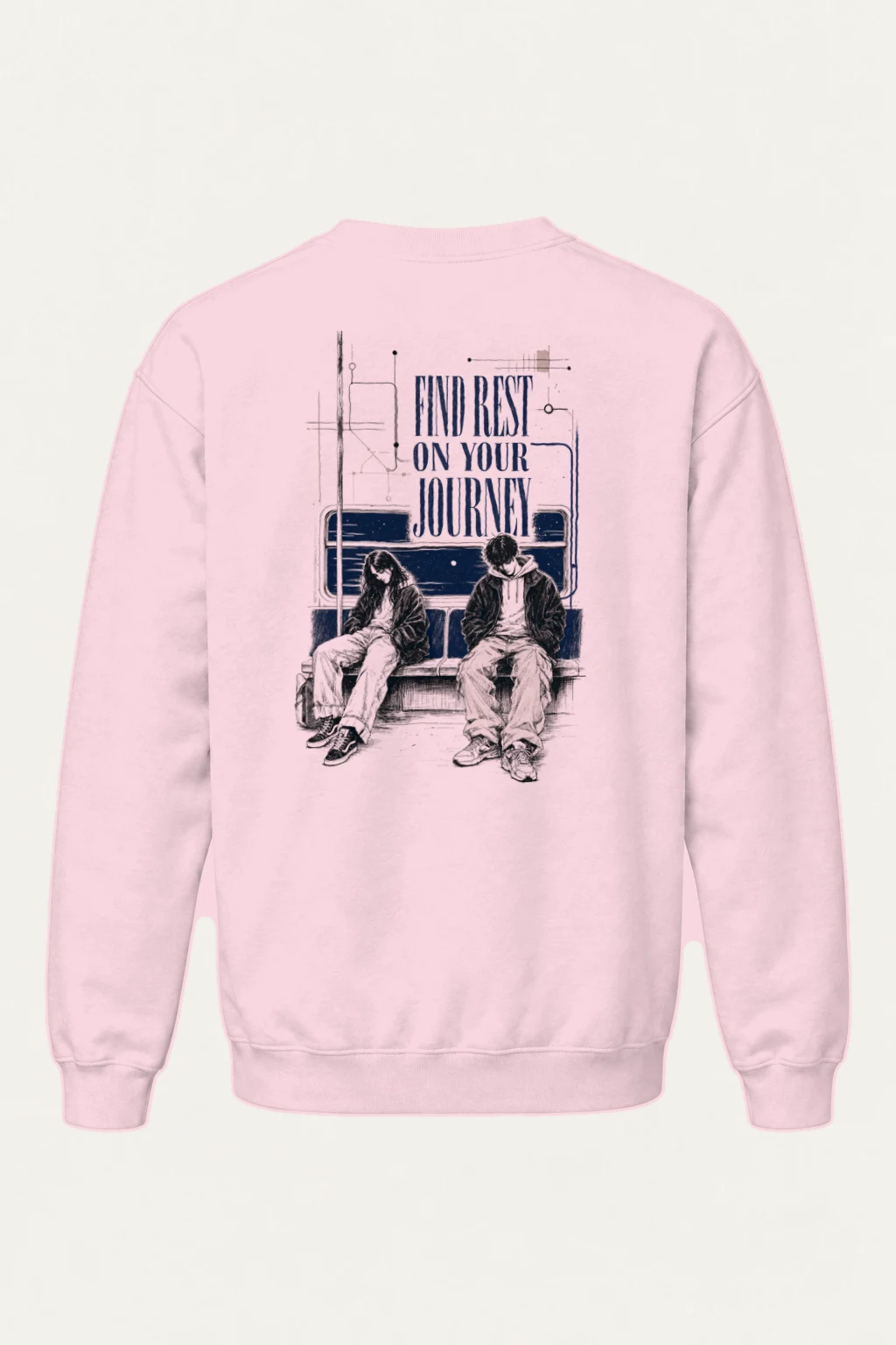 "Find Rest" Heavy Blend Unisex Crewneck Sweatshirt | Gildan 18000