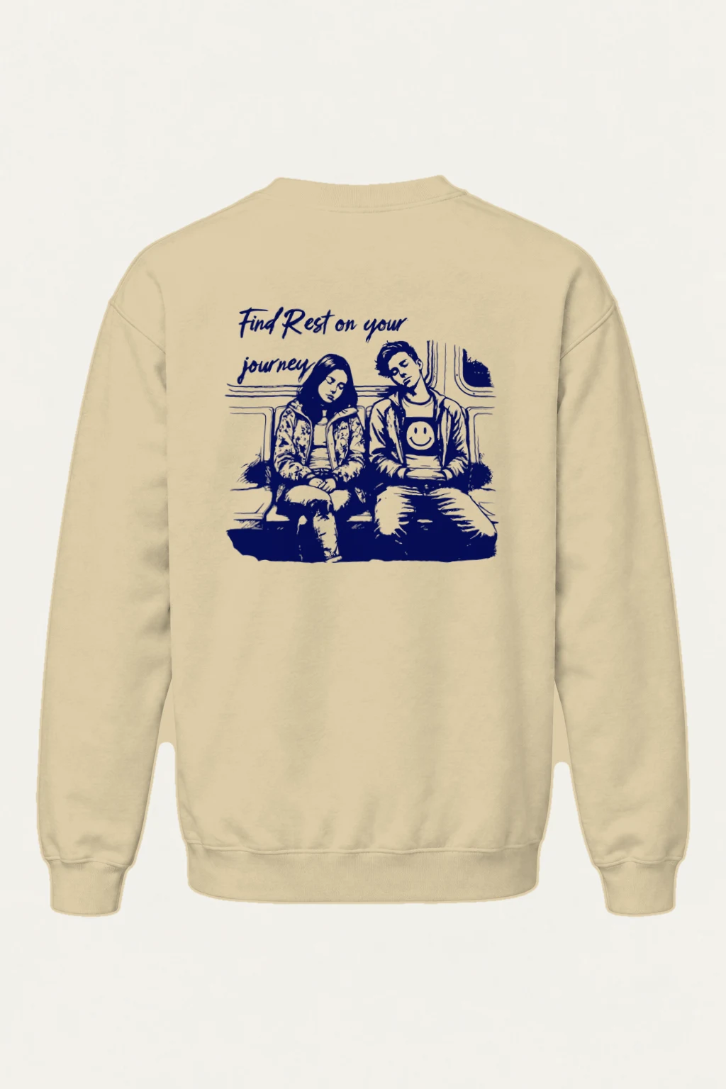 "Find Rest" Heavy Blend Unisex Crewneck Sweatshirt | Gildan 18000