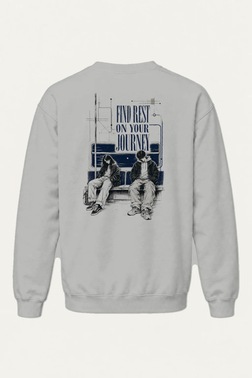 "Find Rest" Heavy Blend Unisex Crewneck Sweatshirt | Gildan 18000