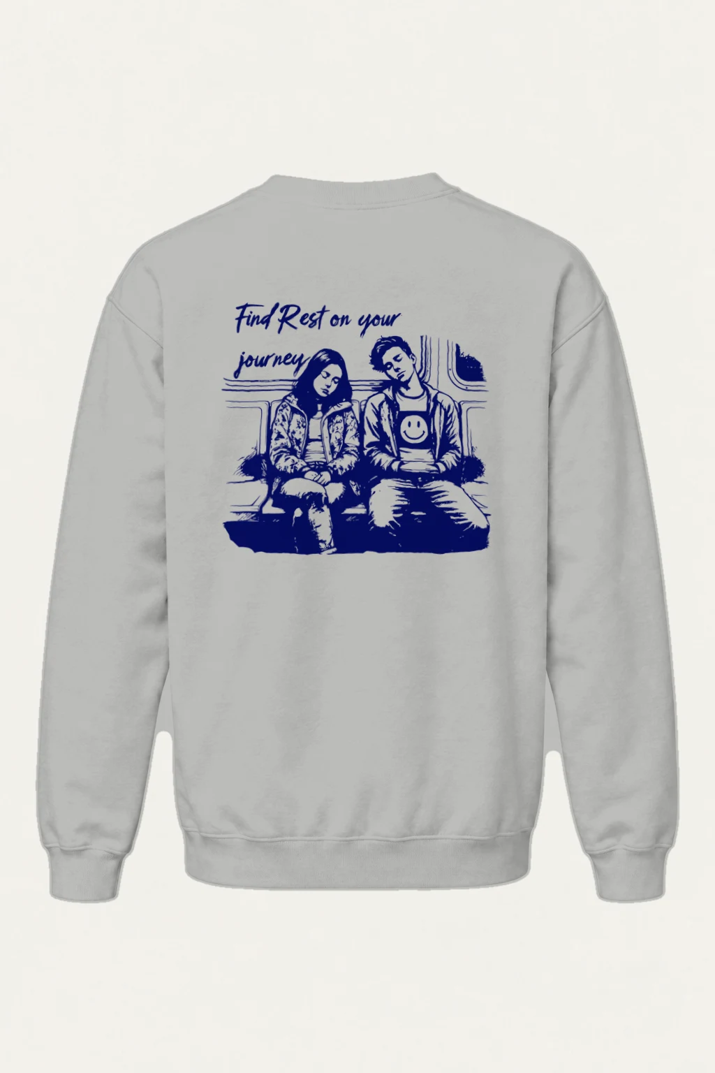 "Find Rest" Heavy Blend Unisex Crewneck Sweatshirt | Gildan 18000