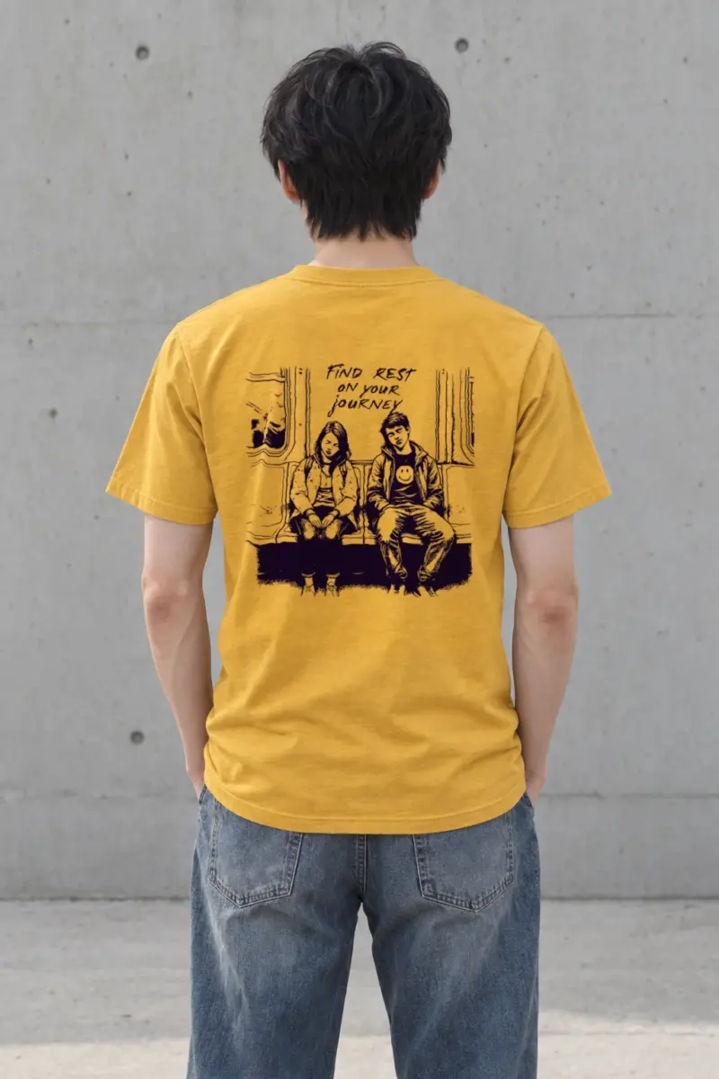 "Find Rest" Heavyweight Unisex Crewneck T-shirt