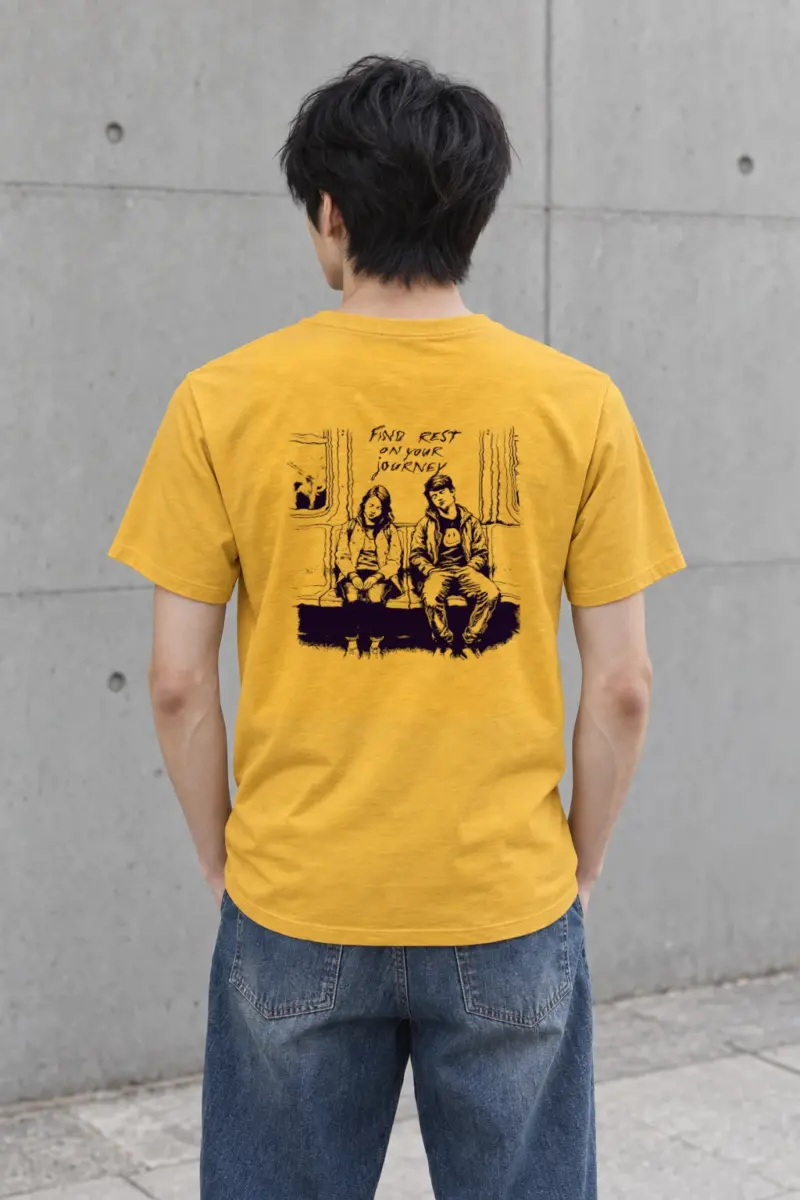 "Find Rest" Heavyweight Unisex Crewneck T-shirt