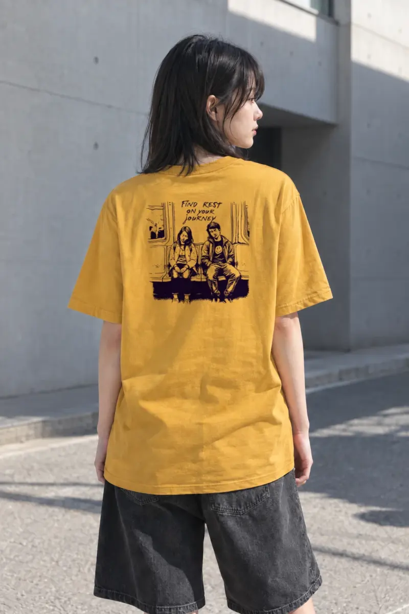“Find Rest” Heavyweight Unisex Crewneck T-shirt | Gildan 5000