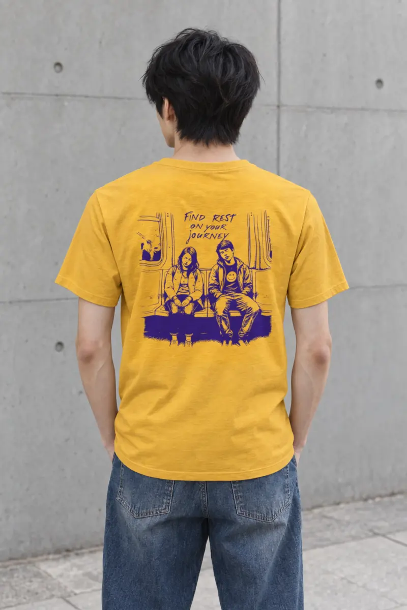 "Find Rest" Heavyweight Unisex Crewneck T-shirt