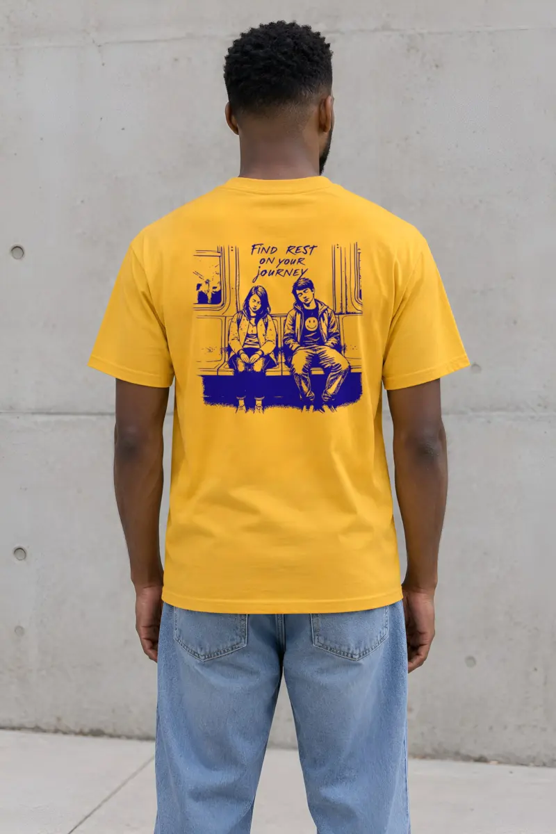 "Find Rest" Heavyweight Unisex Crewneck T-shirt