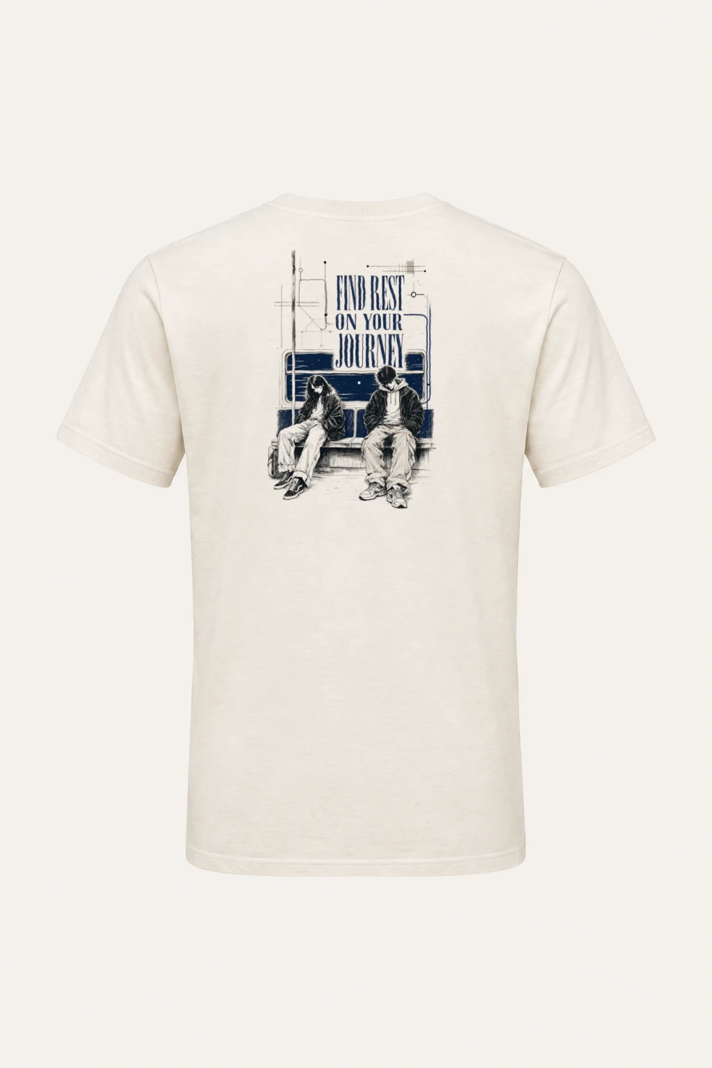 "Find Rest" Heavyweight Unisex Crewneck T-shirt | Gildan 5000
