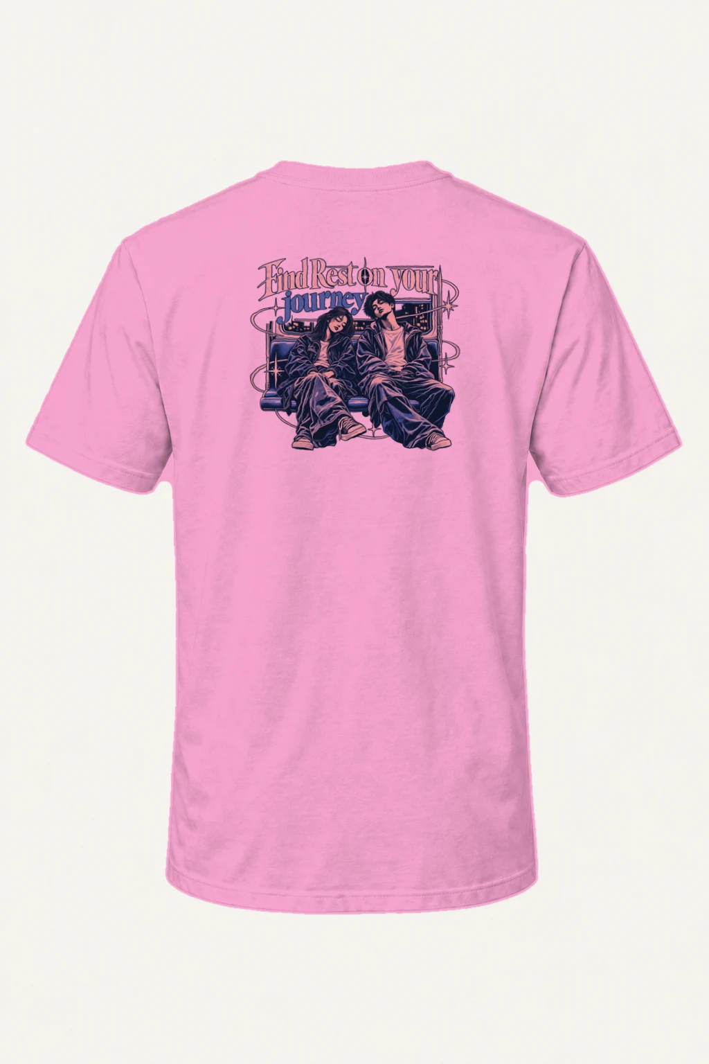 "Find Rest" Heavyweight Unisex Crewneck T-shirt | Gildan 5000