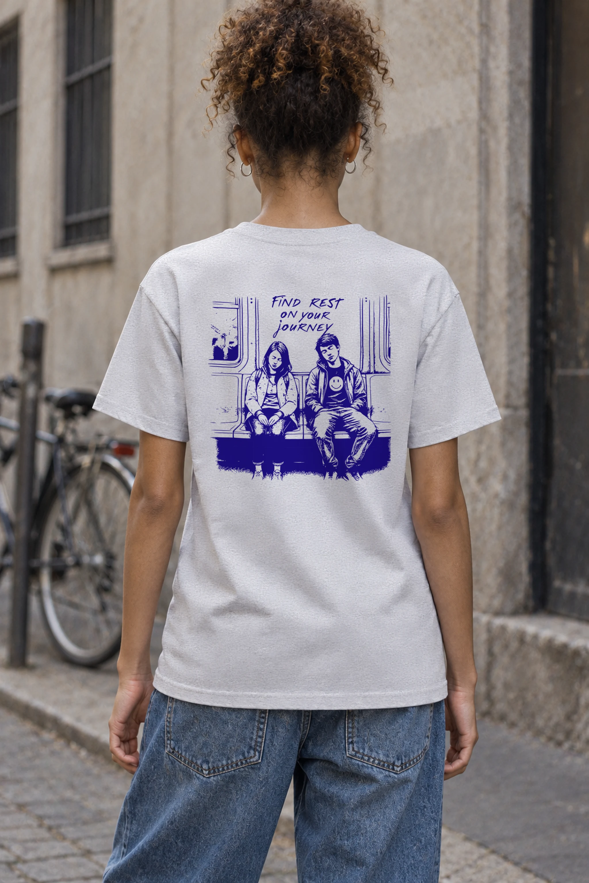 "Find Rest" Heavyweight Unisex Crewneck T-shirt