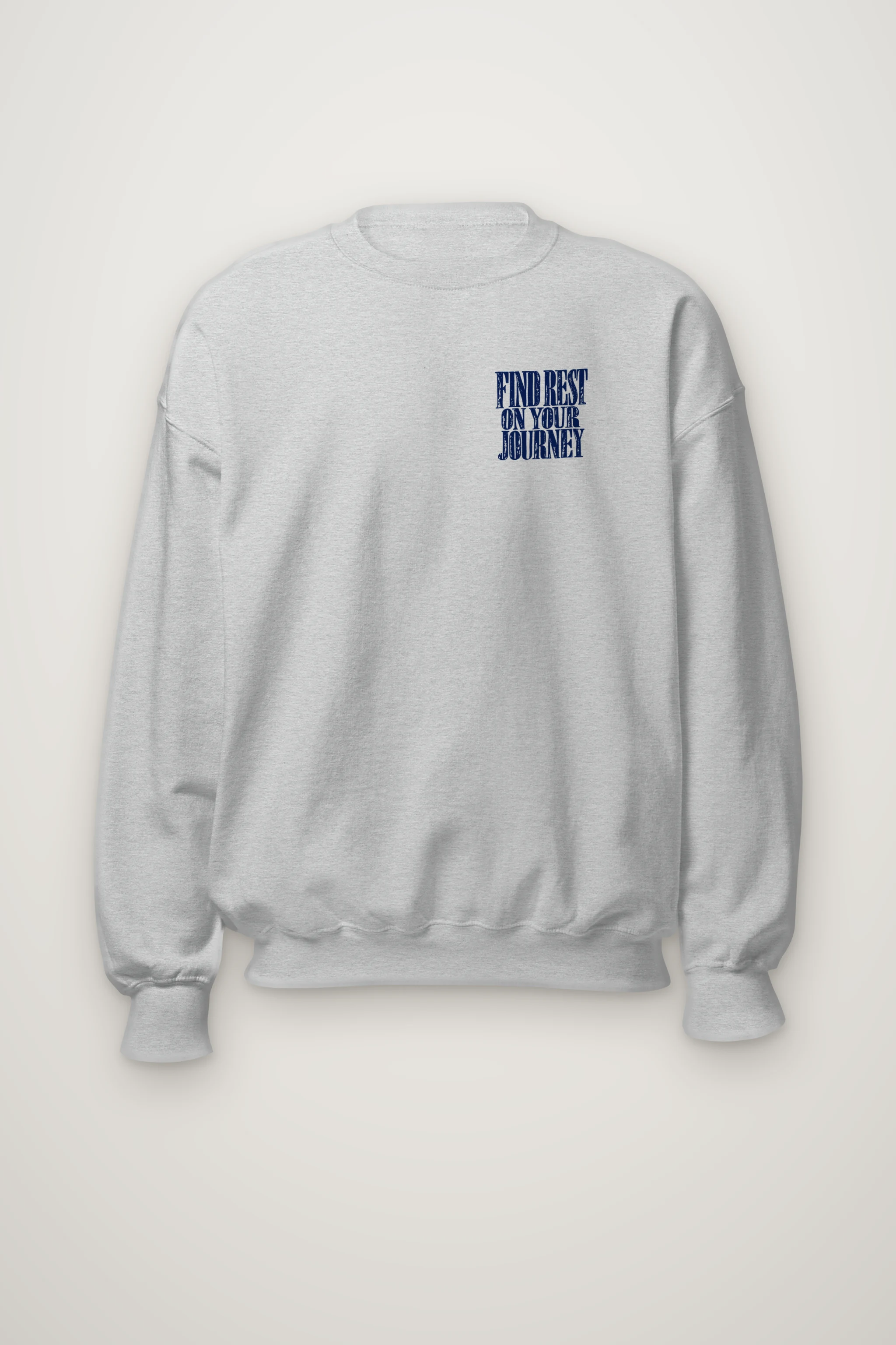 "Find Rest Journey" Heavy Blend Unisex Crewneck Sweatshirt